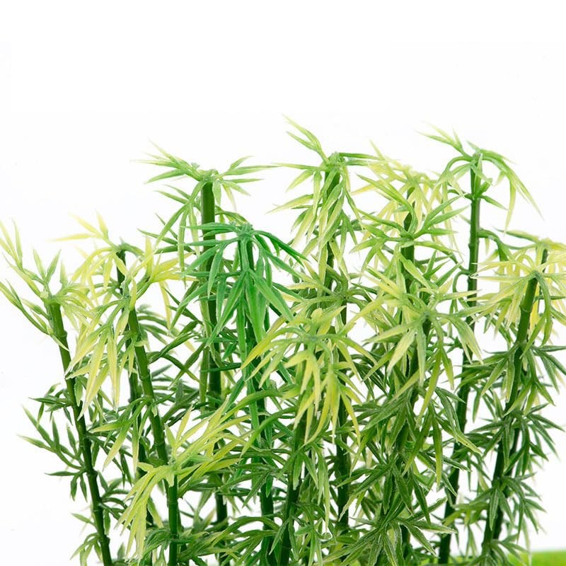 Model Miniature Trees, 100PCS Green Plastic Trees, 5 Sizes Artificial Model P…