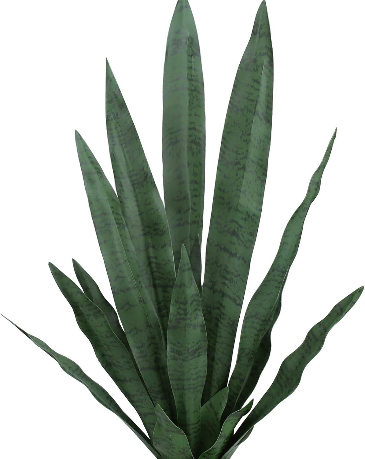 Tall Fake Snake Plant Leaves Set 21 Pcs Various Sizes Home Office Garden Decor