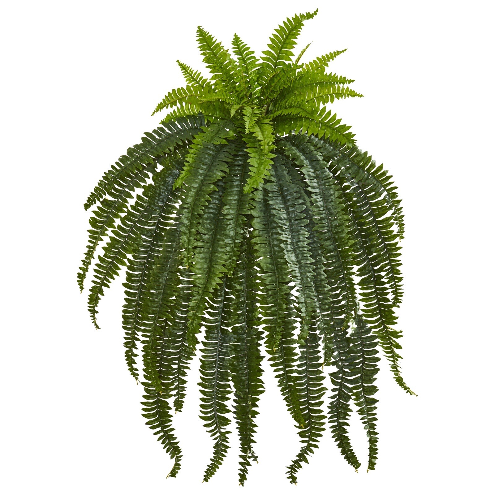47” Boston Fern Large Artificial Bush Plant w/59 Lvs Home Decor. Retail $114