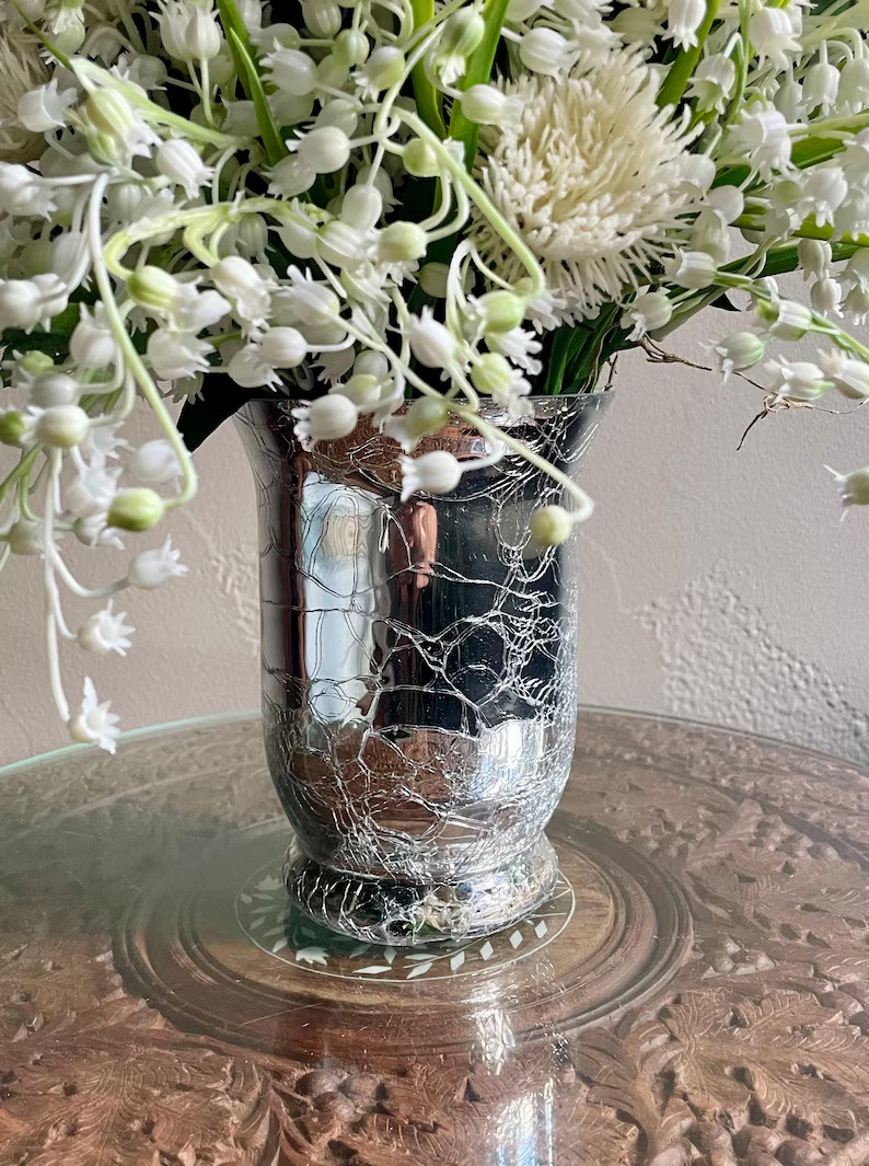 Earthy Red & White Floral Arrangement: Peacock Home Decor, Table Centerpiece