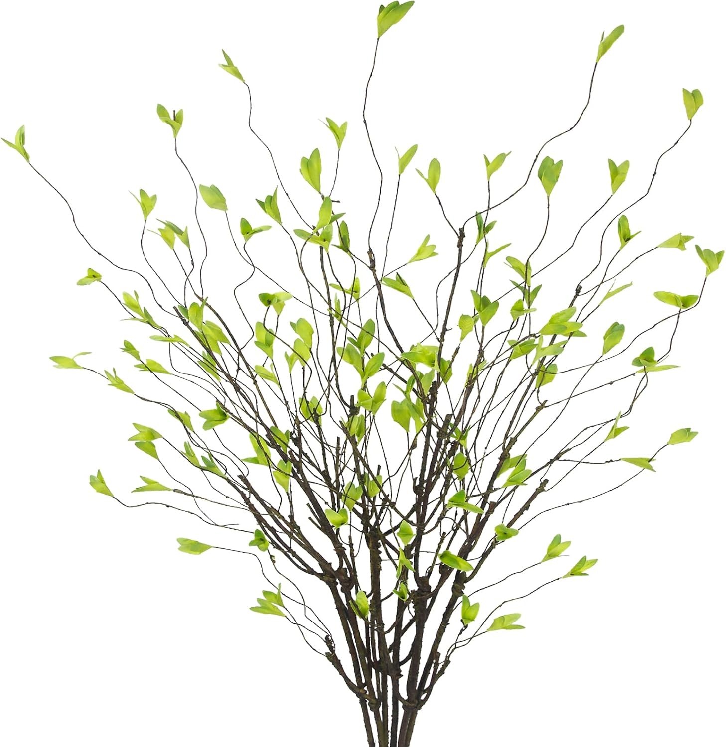 6Pcs Artificial Greenery Branches 41 Inch Faux Greenery Stems for Vase Fake
