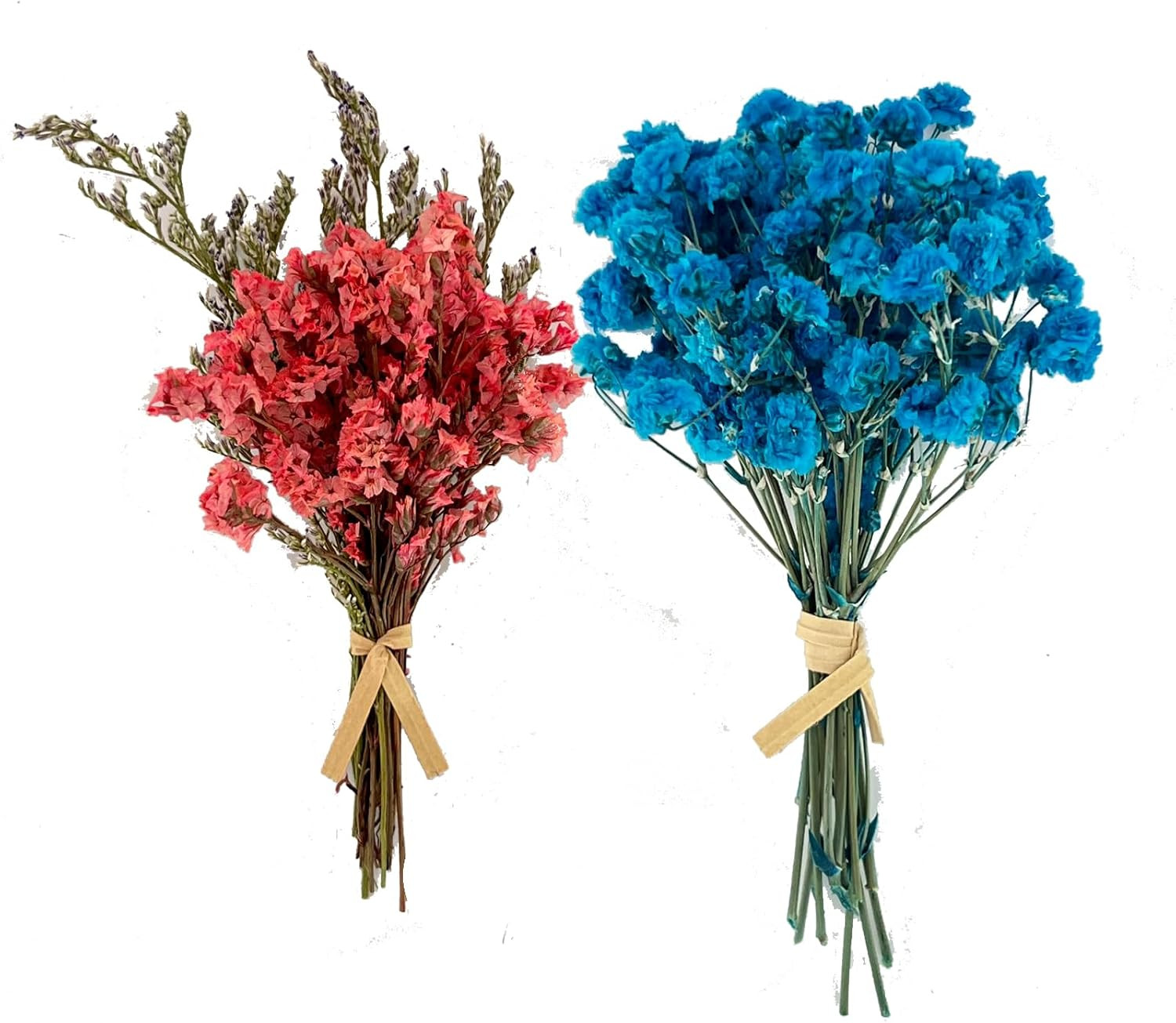 10Pcs Mini Dried Flowers Bouquet, Mixed Natural Dried Flowers Gypsophila Bouquet