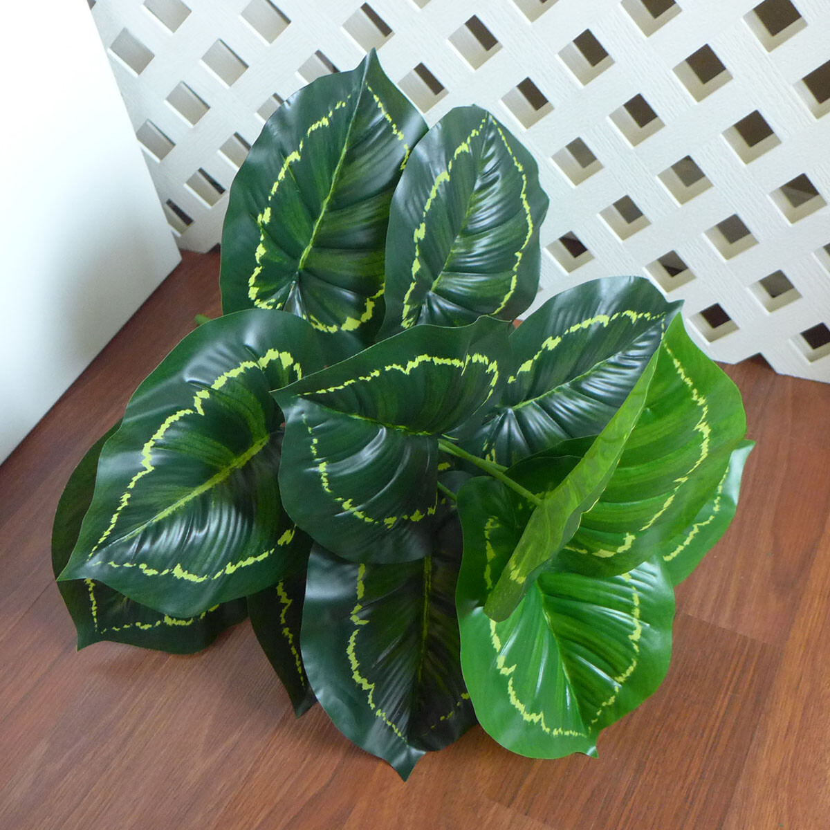 16″ Hight Artificial Plant Small Bush Tree (12 Lifelike Leaves )