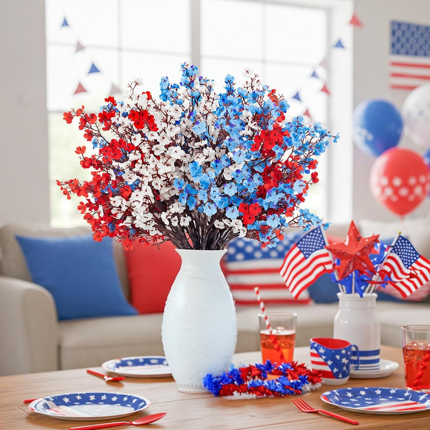 Artificial Flower Bouquet Fake Flowers Home Office Decor Wedding Party Ornaments