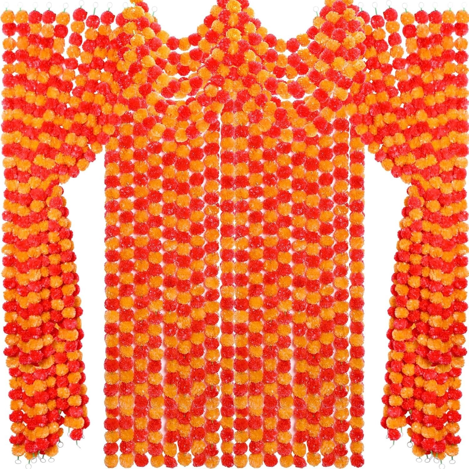 Z96 Tigeen 24 Pcs 5 ft Long Strands Faux Art