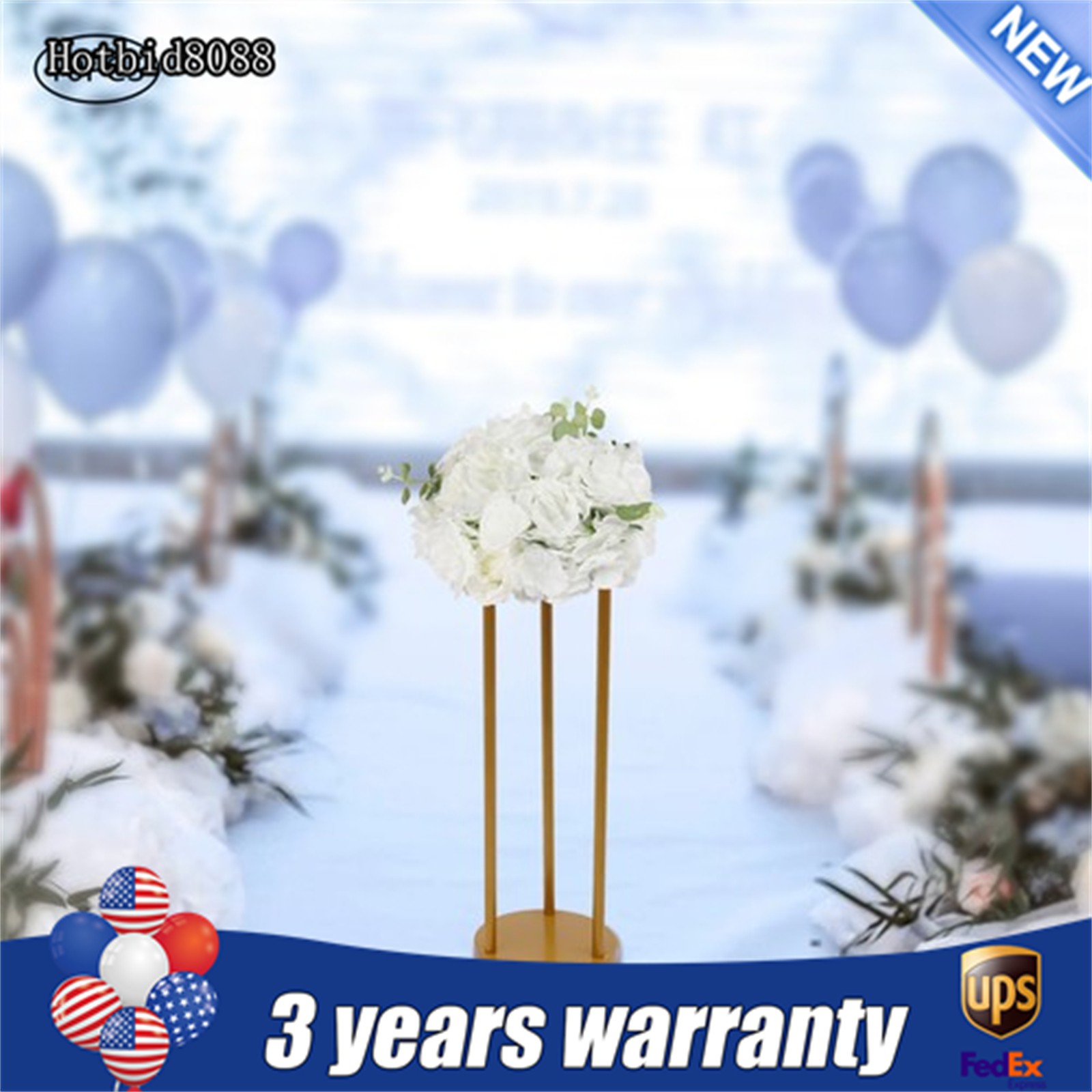 NEW 10X Artificial Flower Ball 12 Heads Wedding Flower Balls for Centerpieces