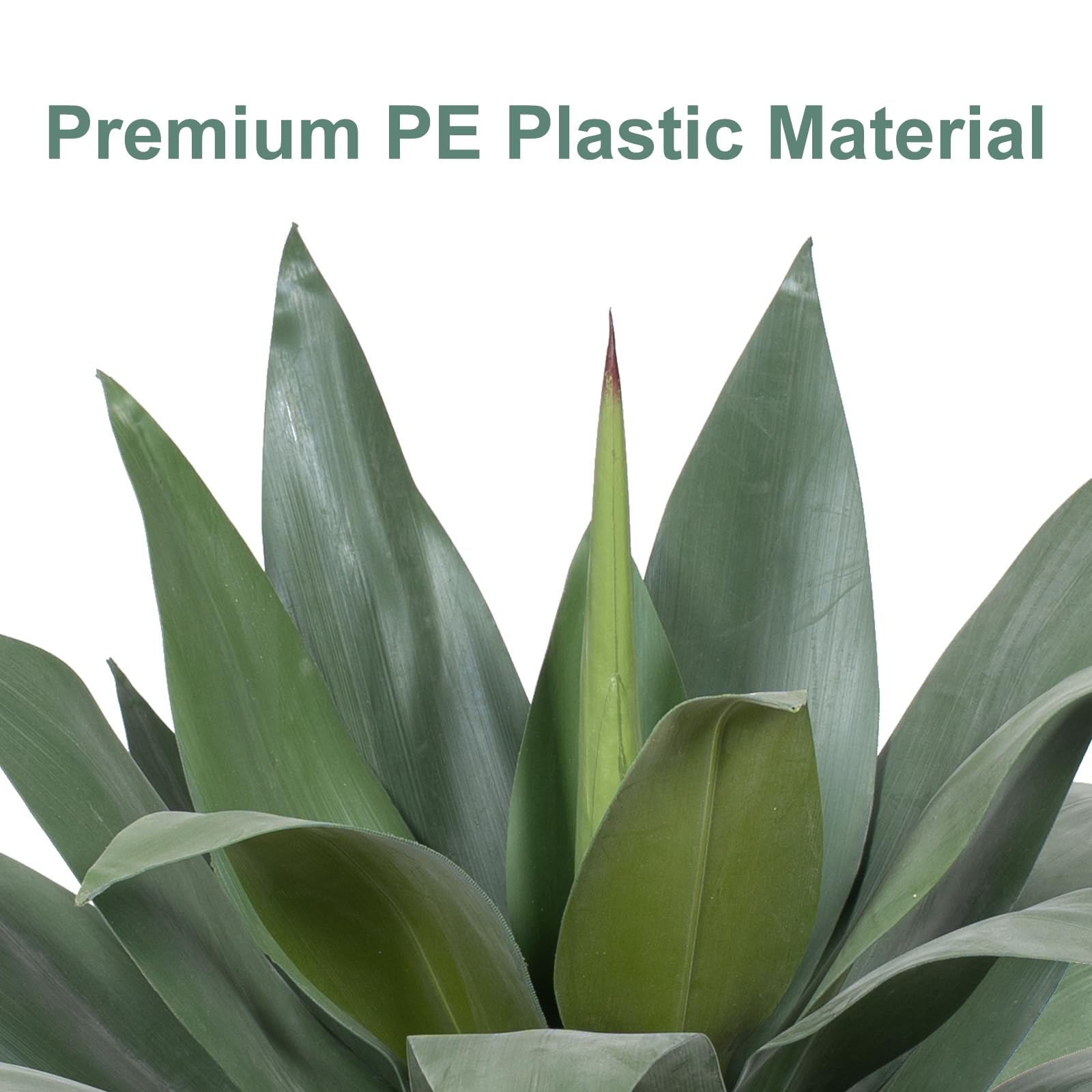 Best Artificial Agave Plants Outdoor,28″ UV Resistant Fake Silk with 23 Lifelike