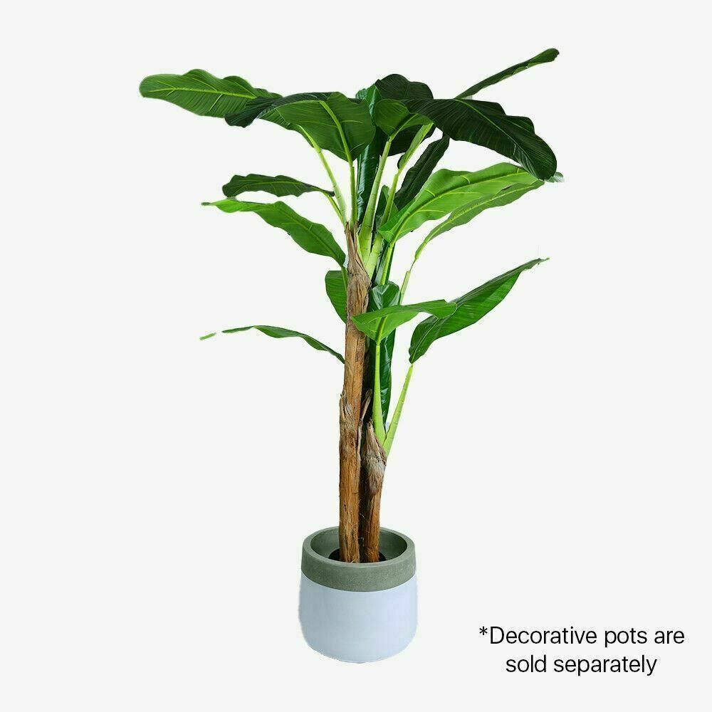 180cm Faux Artificial Fake Potted Banana Tropical Tree Plant Office Home Decor