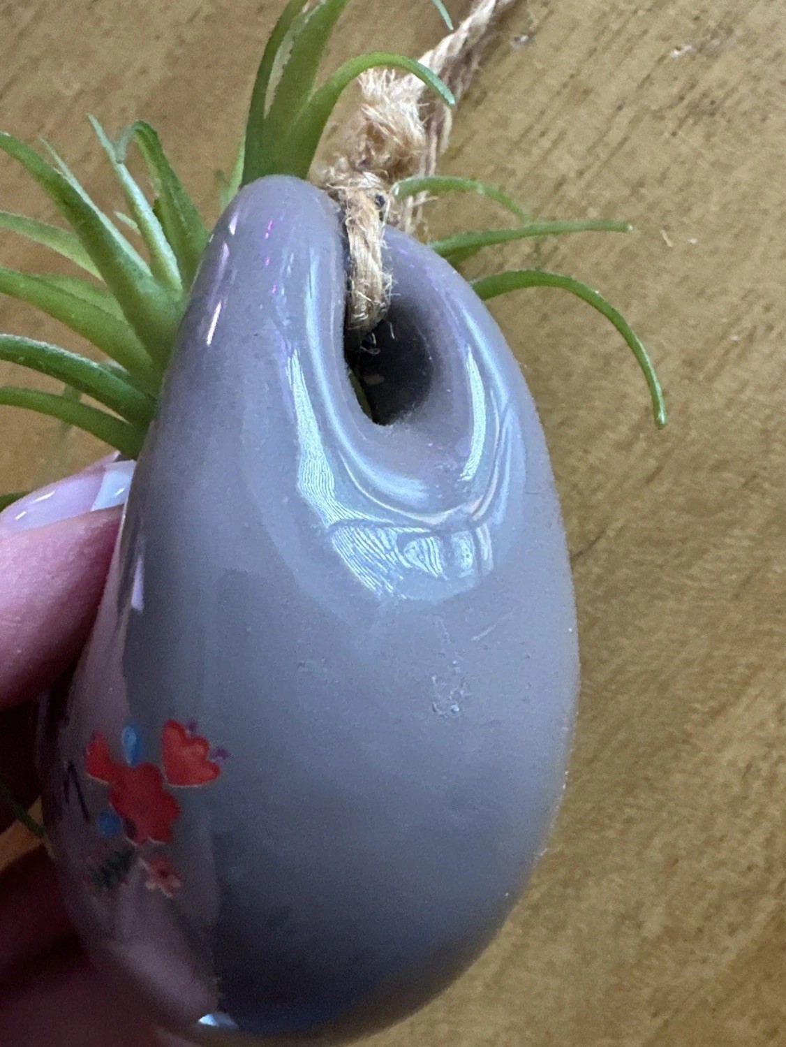 Sloth 🦥Grey Mini Hanging Critter Faux Air Plant Succulent Natural Life Collect