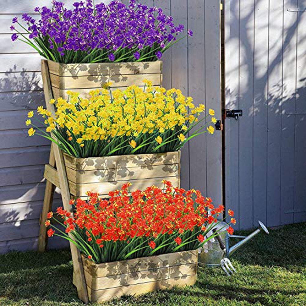 12 Artificial Flower Bundles for Stylish For Home and Event Decorations