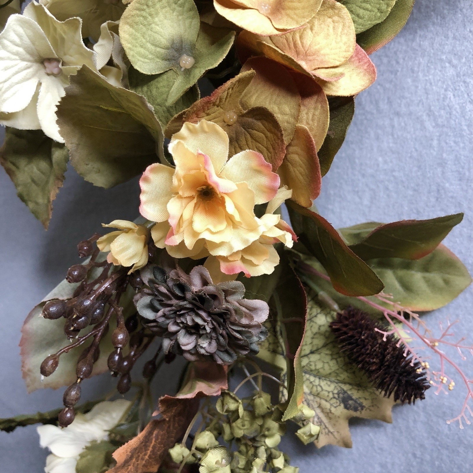 ARCH SWAG Silk Flower Arrangement Floral Garland Archway Transom Cottagecore