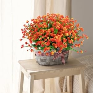 12 Bundles Artificial Flowers for Outdoors Decor, Mixed Color | Fake plastic