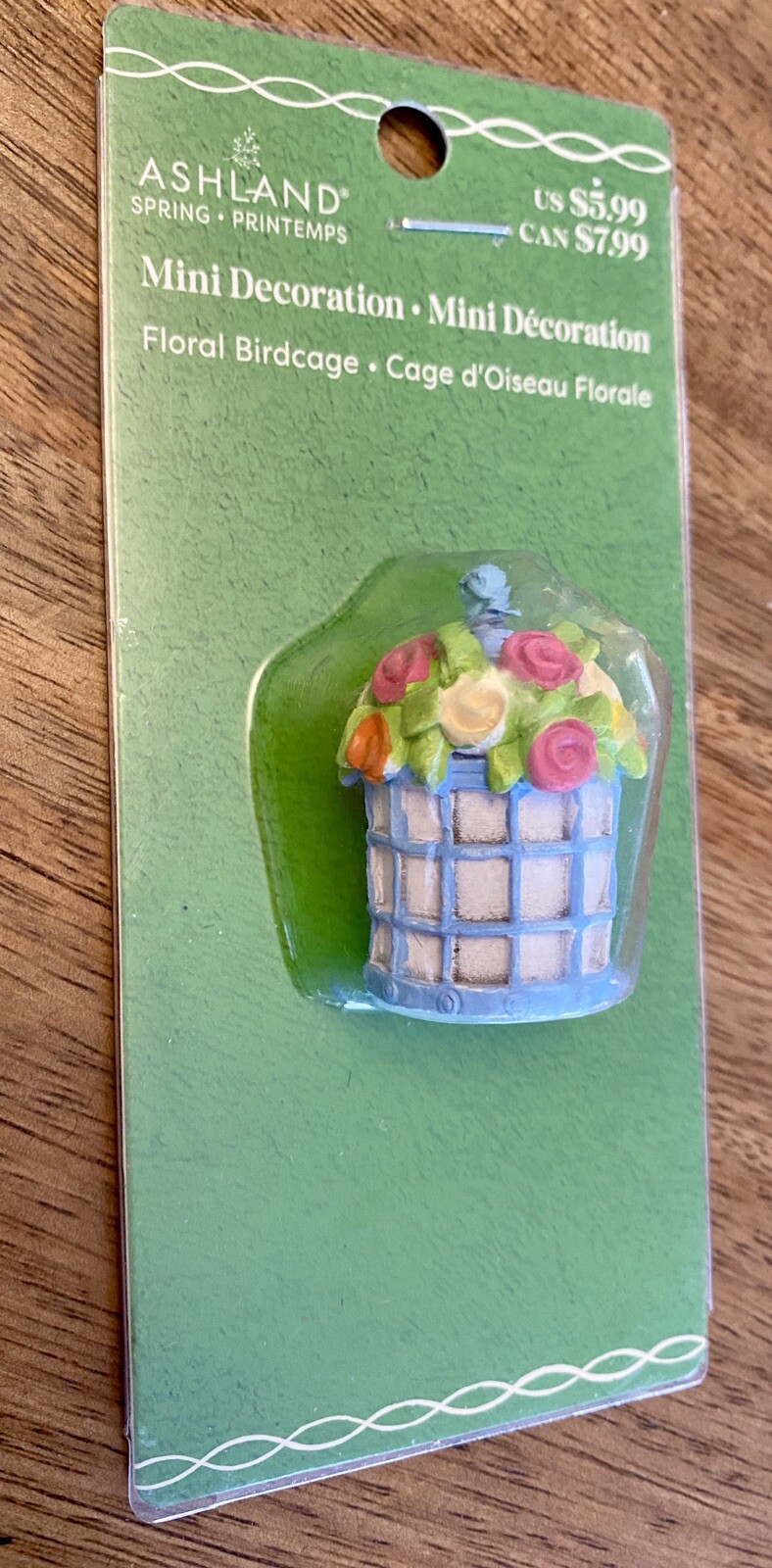 MINI DECORATION Floral Decoration 1.5 x 1.2” Ashland Home Decor Table Dollhouse