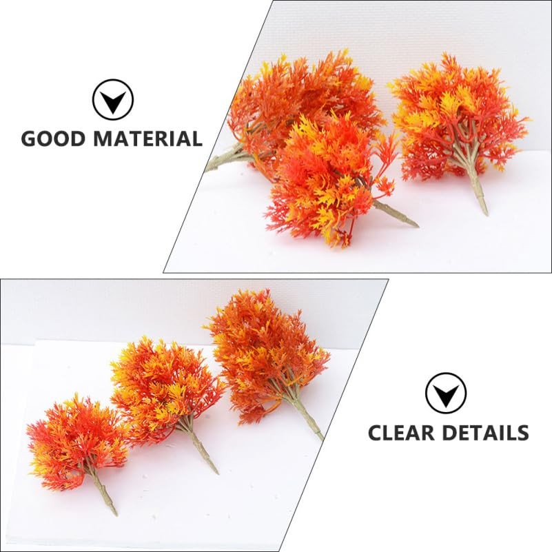 3pcs Artificial Maple Tree Models for Miniature Scenery Simulation Trees for …