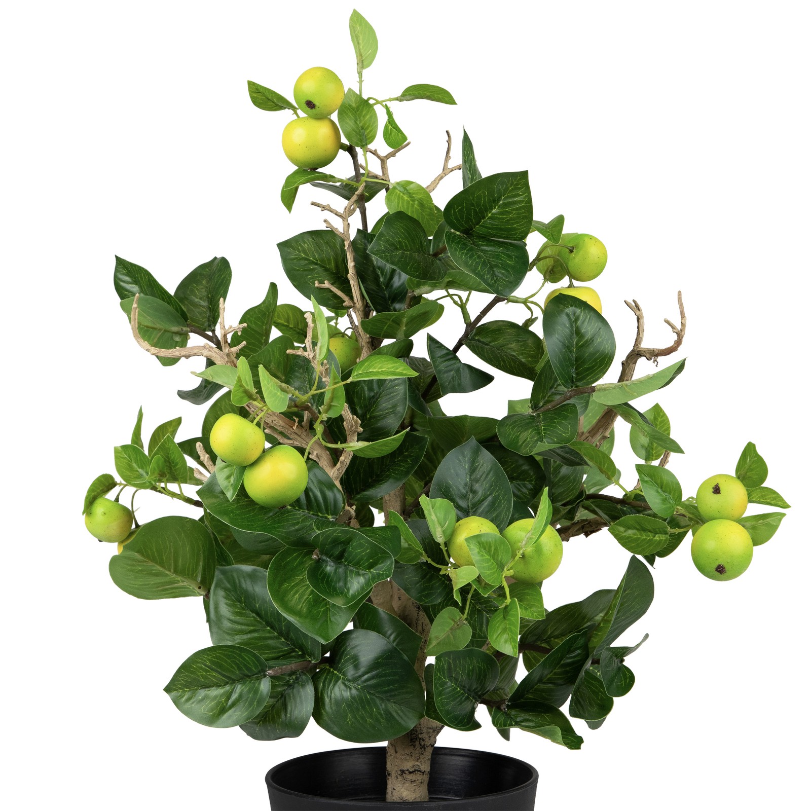 Northlight 23″ Artificial Potted Bonsai-Style Decorative Green Apple Tree