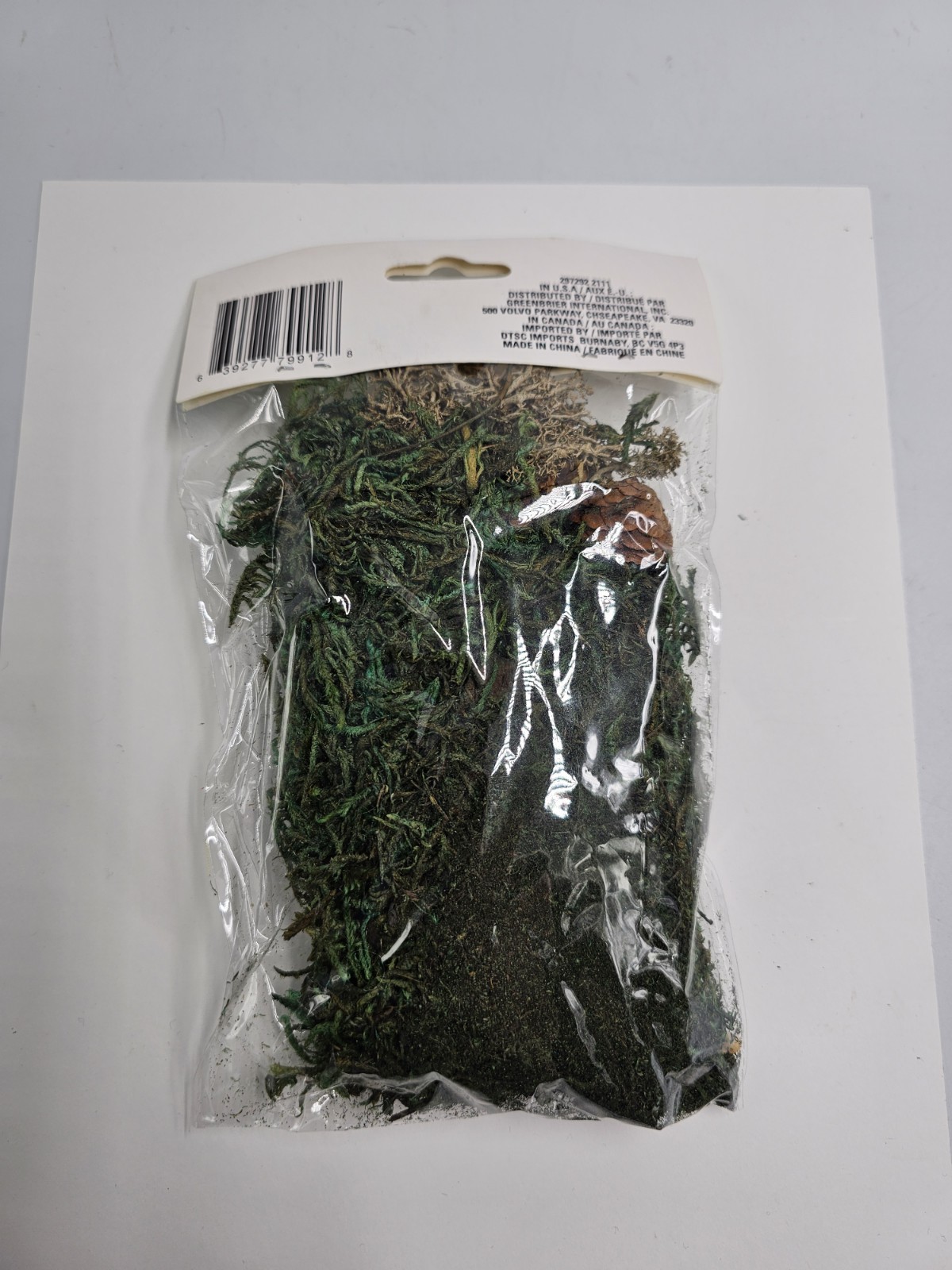 SuperMoss Forest Dried Decorative Moss for Models Plants, Natural Green, 25 rams