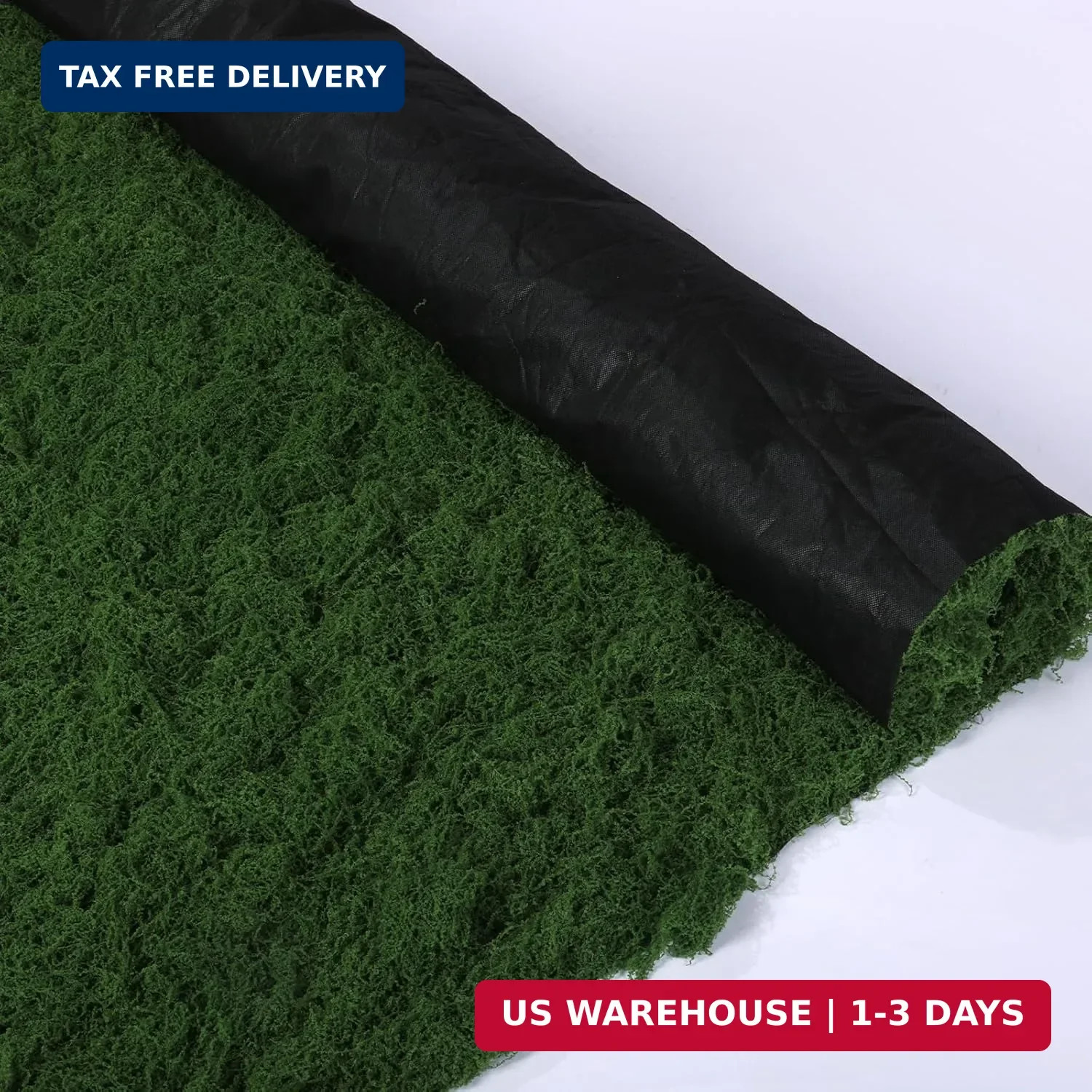 Artificial Moss Mat, 39″ x 78″ Large Fake Moss Sheet for Crafts & Planters, Real