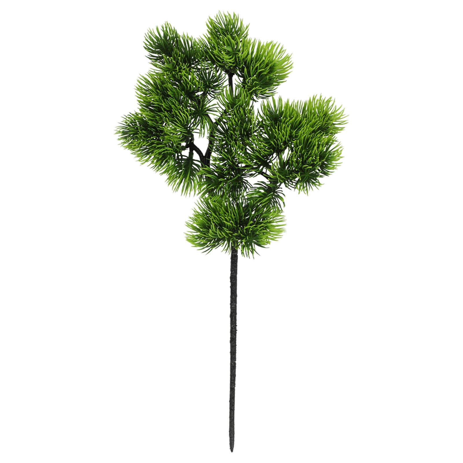 1Pc Plastic Artificial Xmas Leaf Tree Branch Green Plants Indoor Outdoor Decor