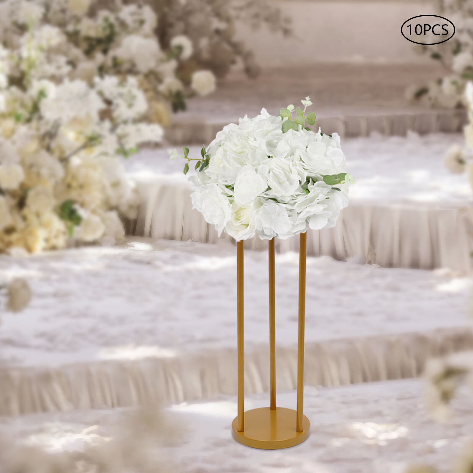 10X Handmade Artificial Flower Balls for Weddings, Parties, and Decor