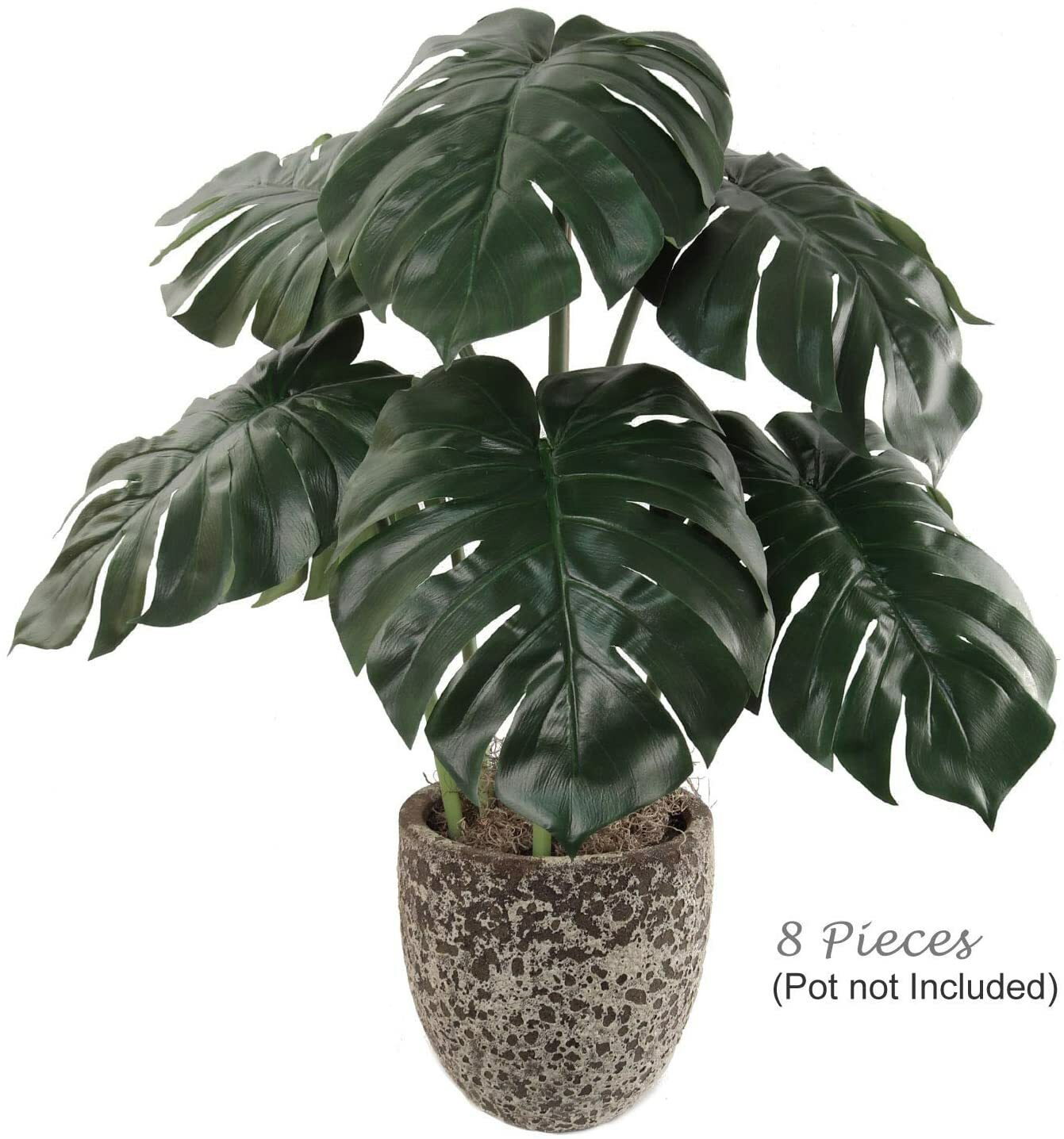 Monstera Leaf DIY Wedding Decor Flower Arrangement Greenery Plant Foliage 28″