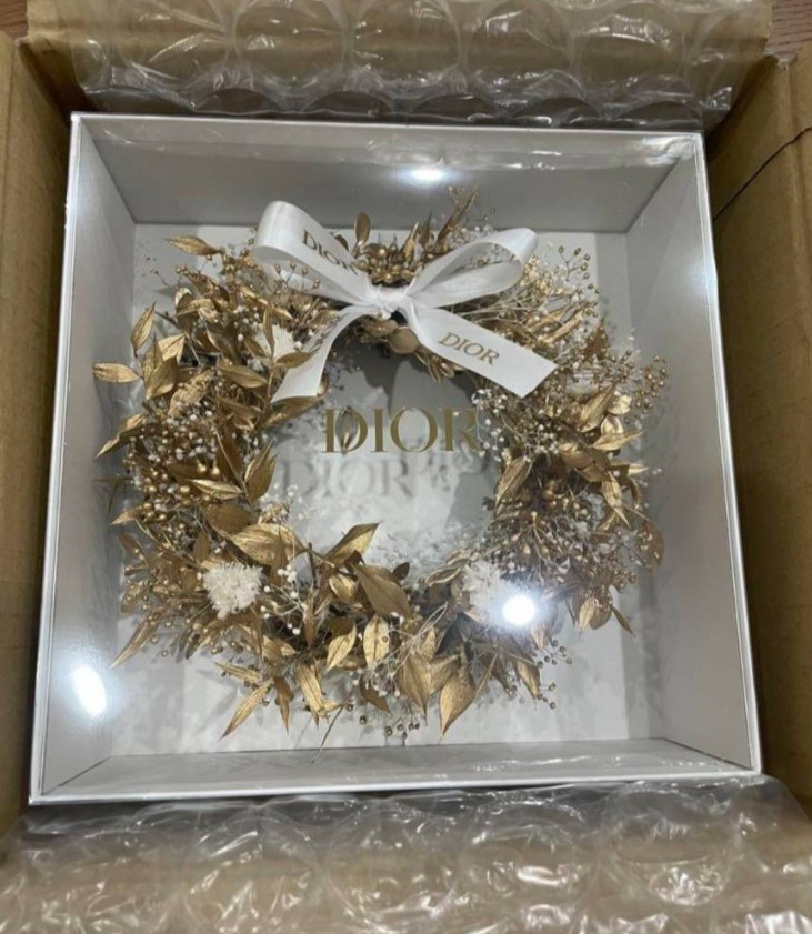Dior Holiday Wreath Christmas Limited Gift Novelty Decoration Ornament Rare