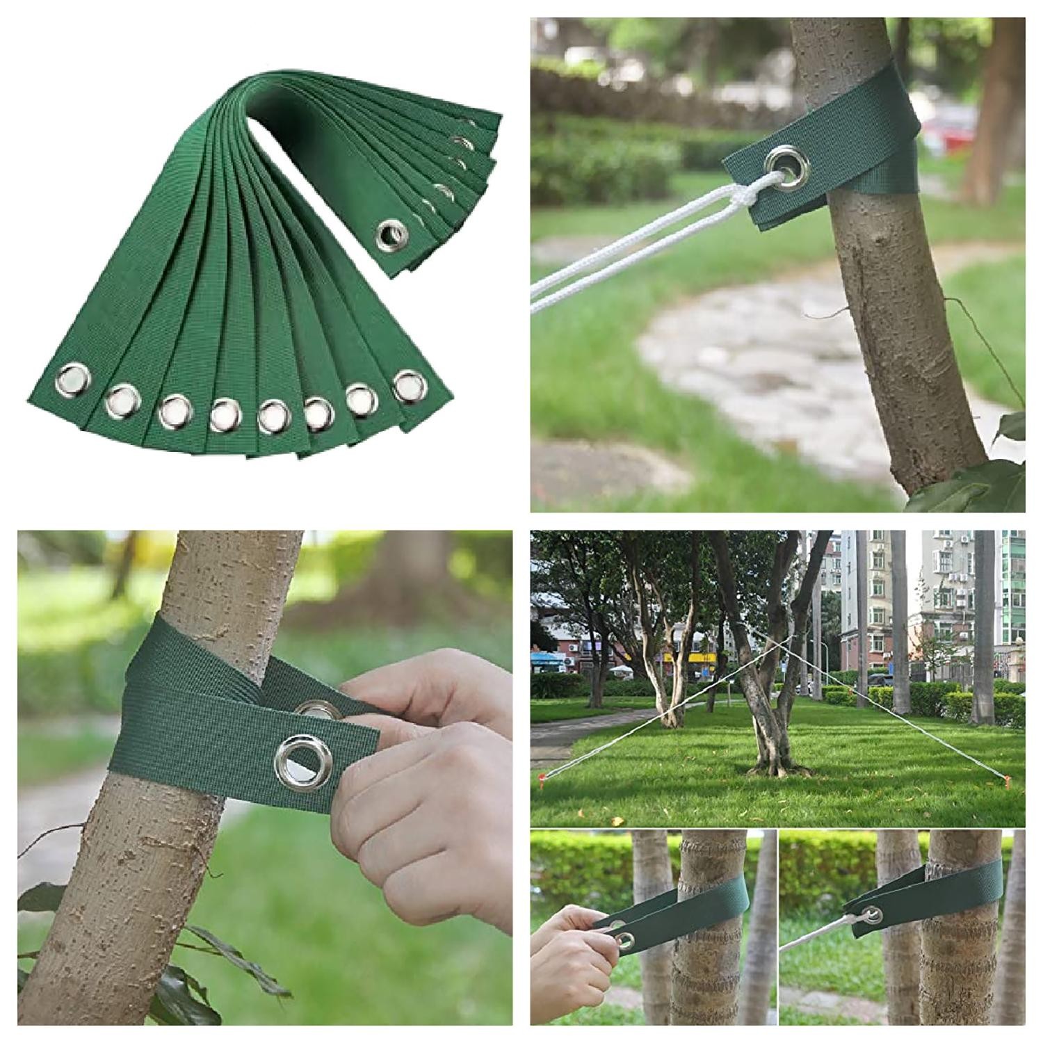 5/10pcs Windproof Nylon Tree Belt, Anti-hurricane Branch Support Strap