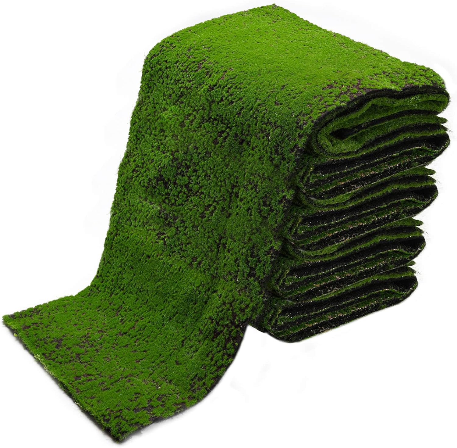 Realistic 65.8 Sq Ft Artificial Moss Mat for Indoor & Outdoor Decor