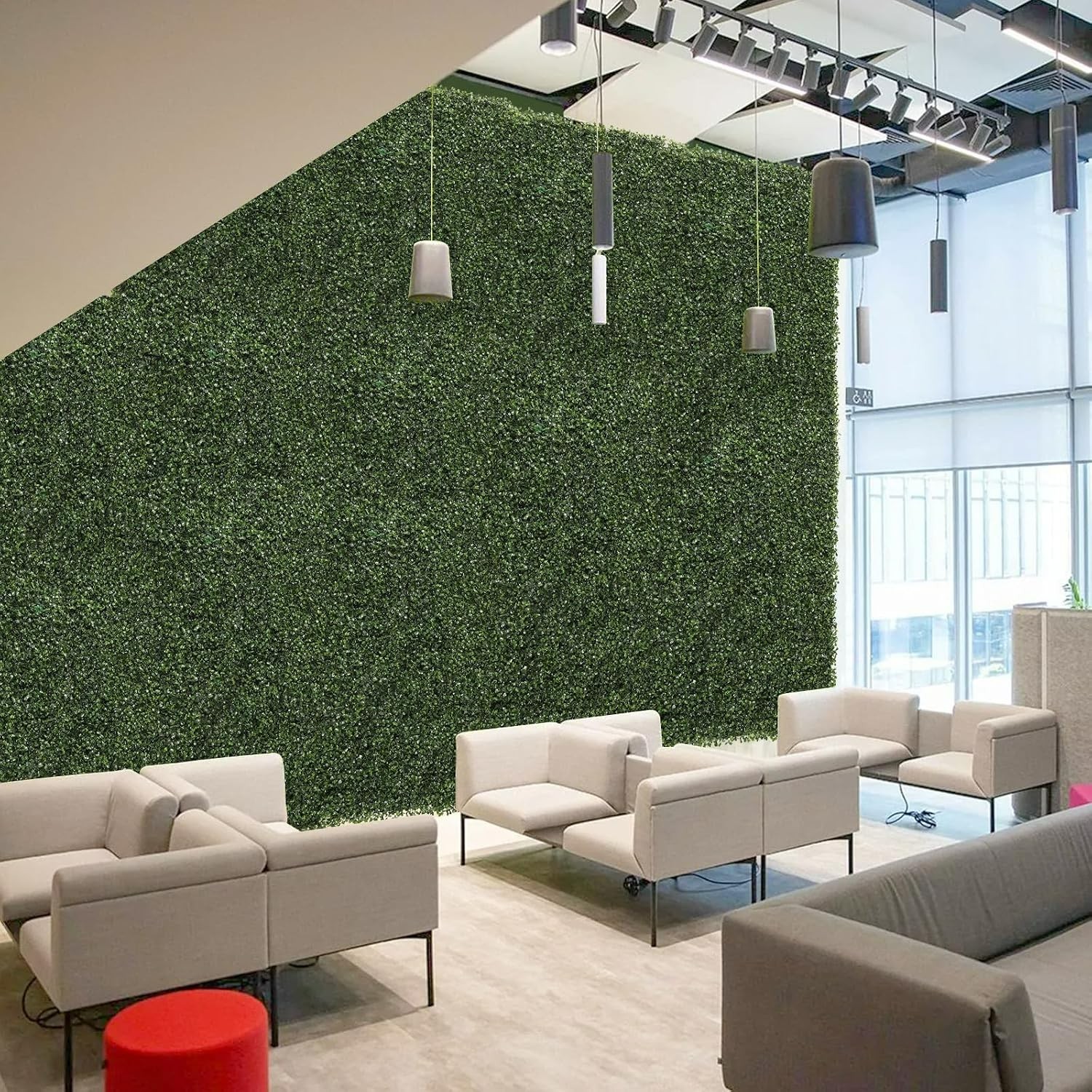 Elegant 12PCS 10”×10” Artificial Boxwood Panels for Indoor/Outdoor Decor