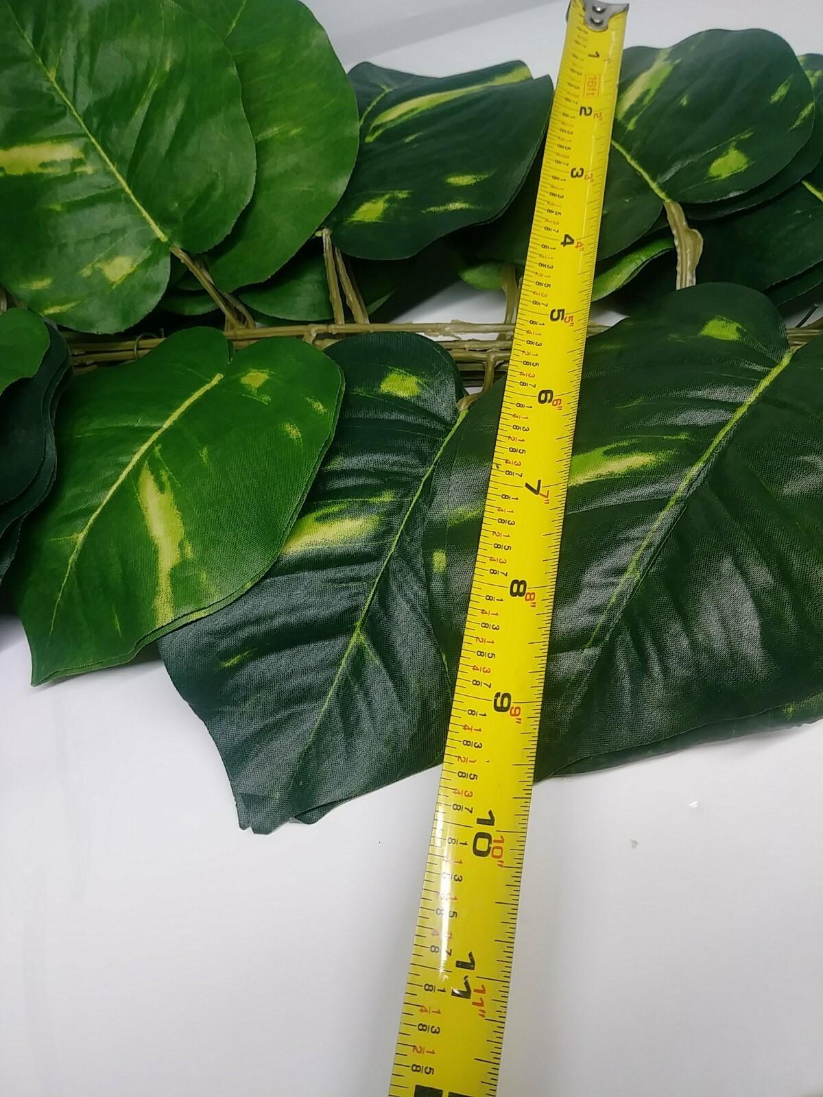 Admired By Nature Artificial Pothos Hanging Bush Plant Leaves for Home Office, …