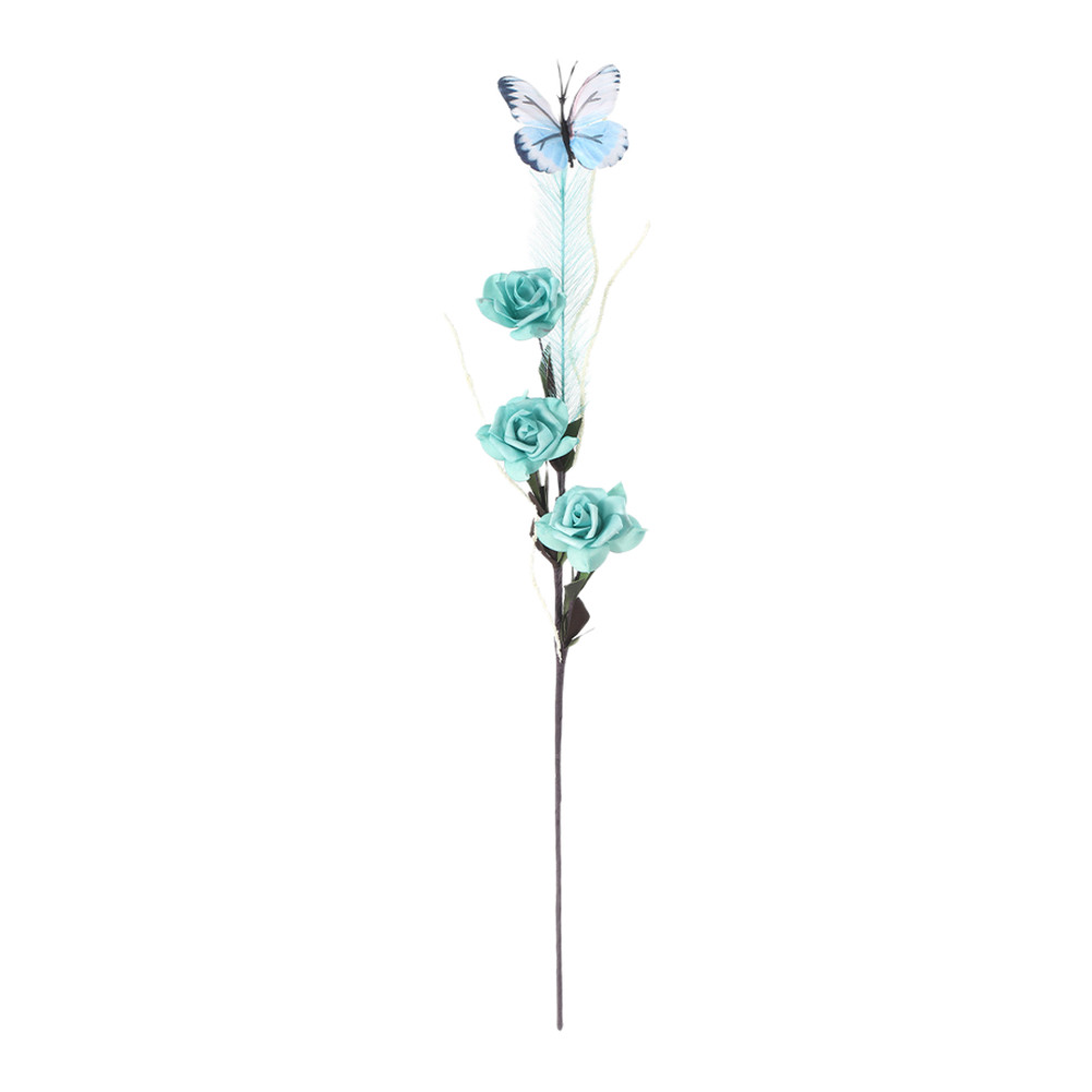 Artificial Reed Flower Bouquet for Wedding Home Office Decor White Pink Yellow
