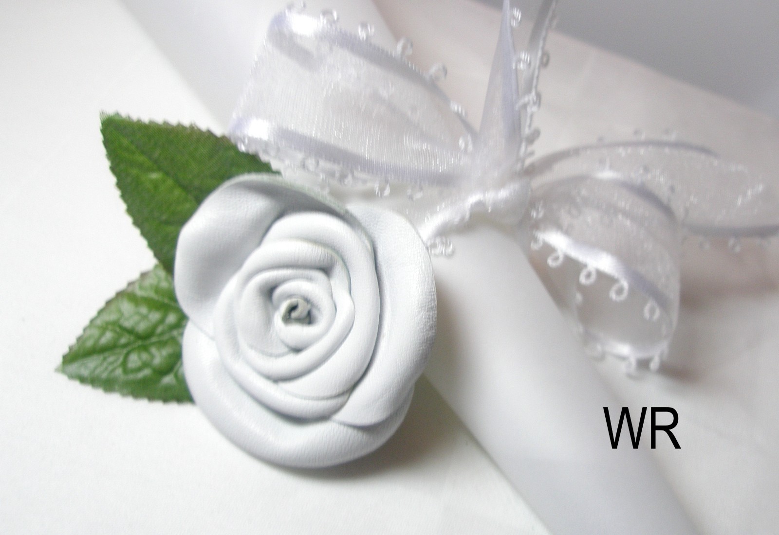 3rd Anniversary Wedding gift for her, leath Rose In Tea Cup leather flower decor