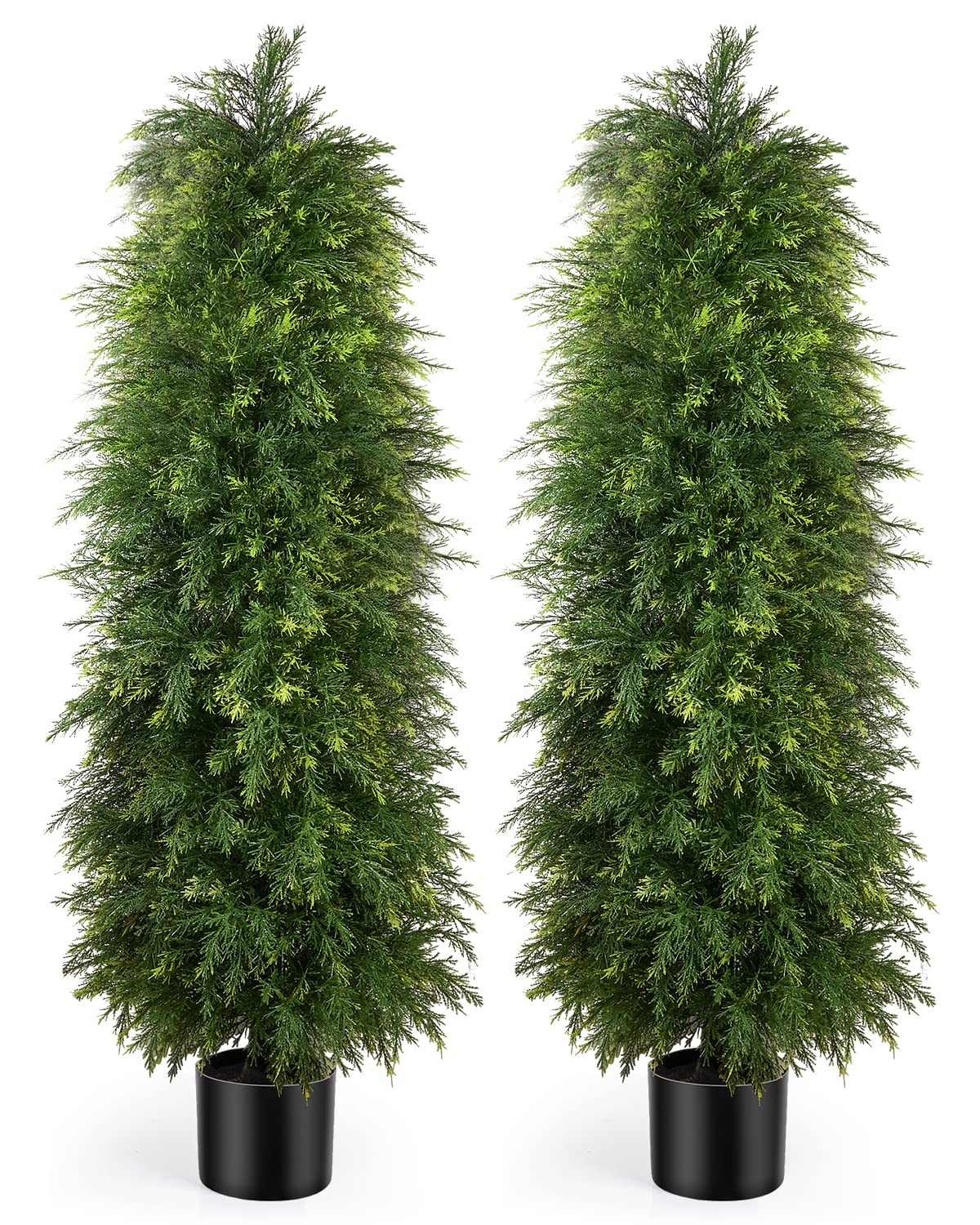 Front Porch Artificial Topiary Trees 2 Pack