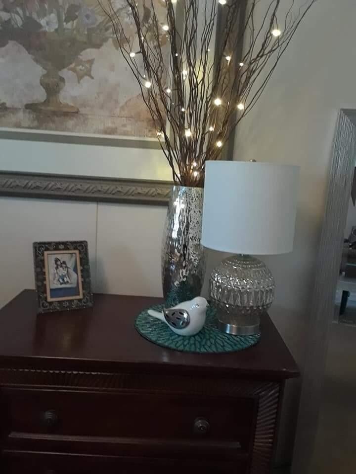 LIGHTSHARE Willow Branch Lighted Natural Decor 36Inch 16LED Brown USB