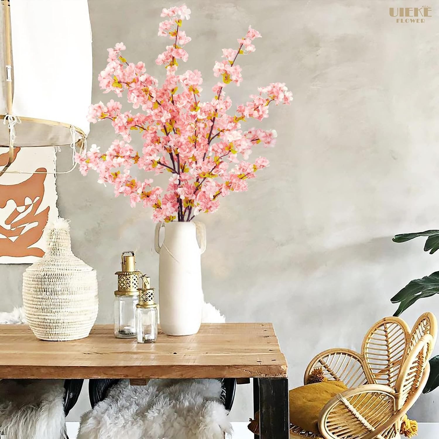 Versatile Silk Cherry Blossom Flowers – Ideal for Indoor/Outdoor Decoration