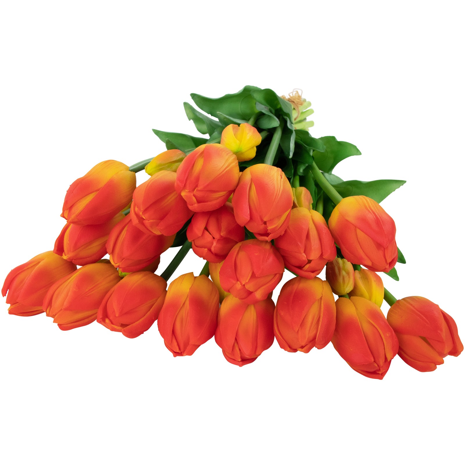 Northlight Real Touch™ Red Yellow Tulip Floral Bundles Set of 6 – 18″