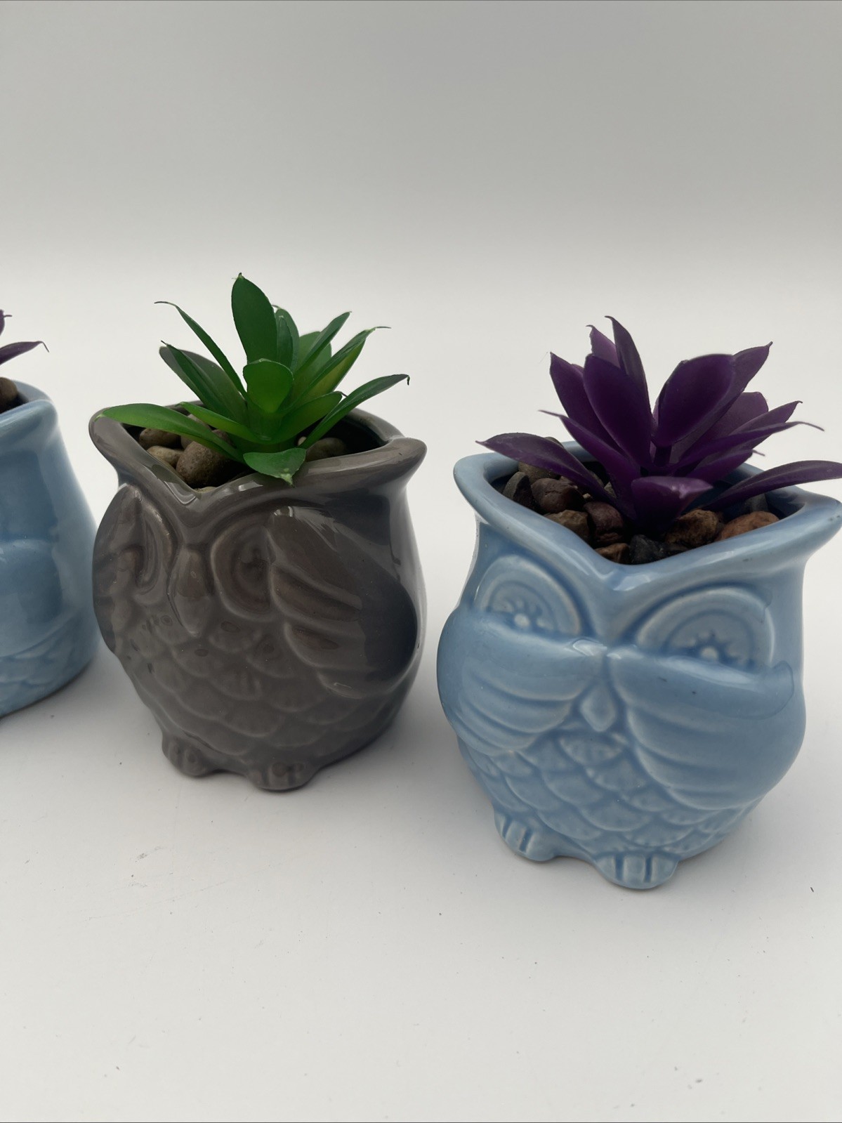 Owl Fake Plant 5pc