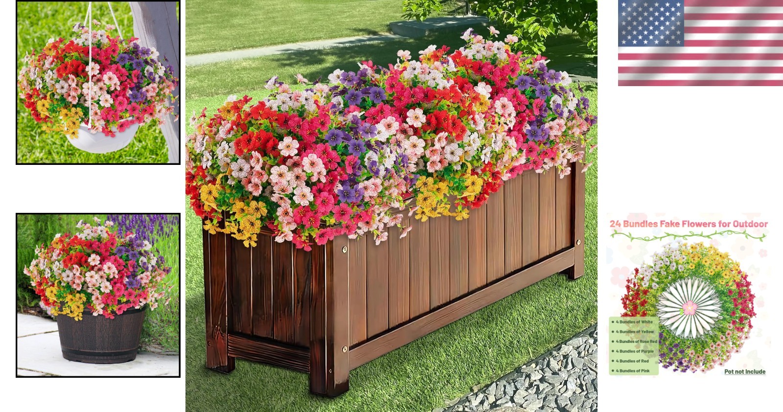 Artificial Flowers for Outdoor Decoration