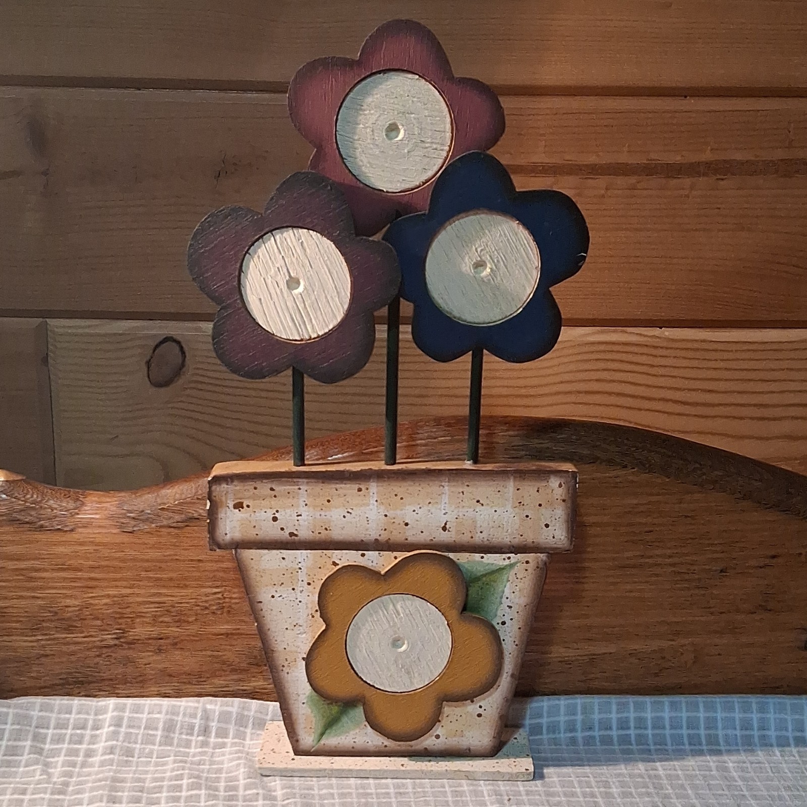 Vintage Rustic Wooden Whimsical Spring Decor