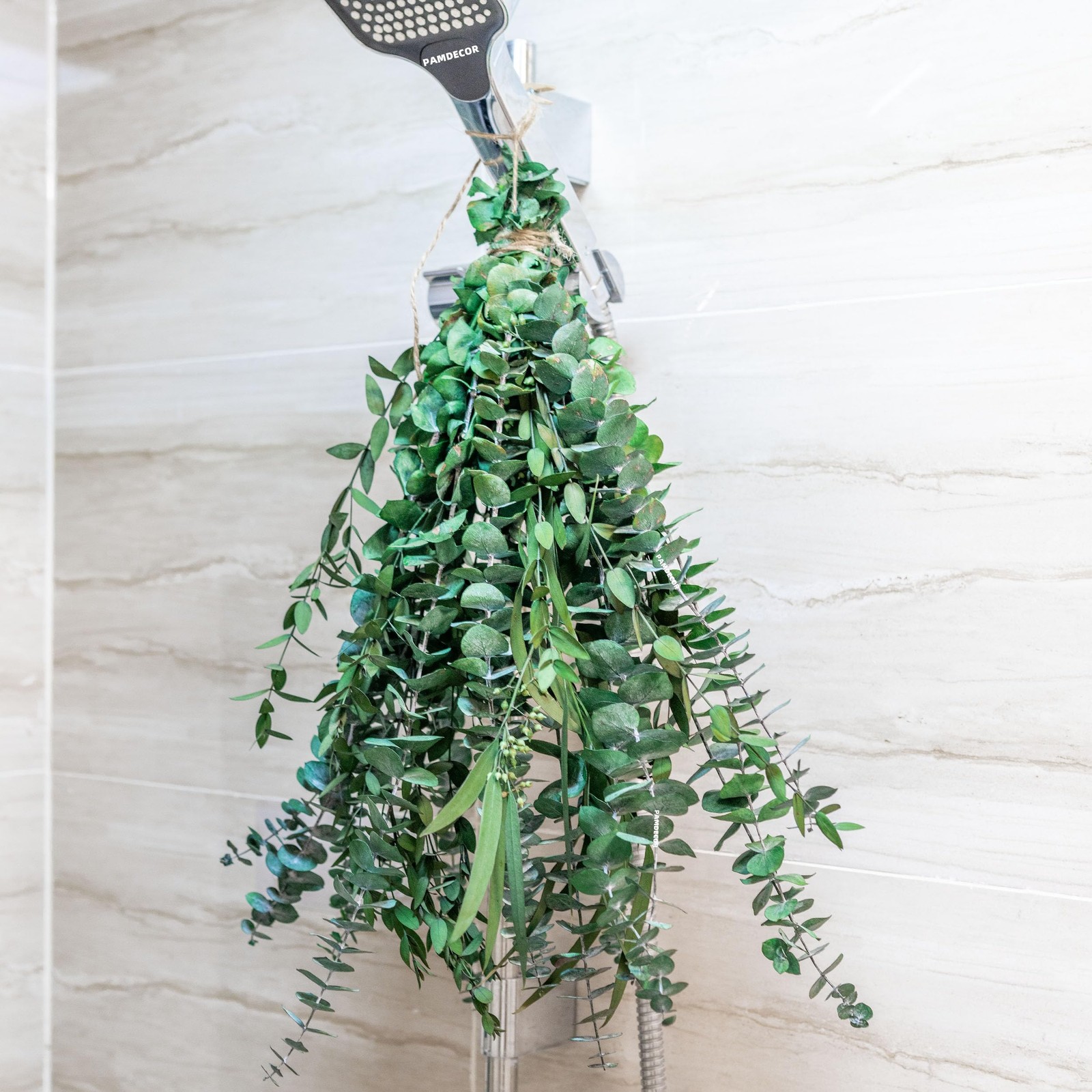 3kinds Natural Eucalyptus Stems 12PCS – 17inch Eucalyptus Set for Shower Bund…