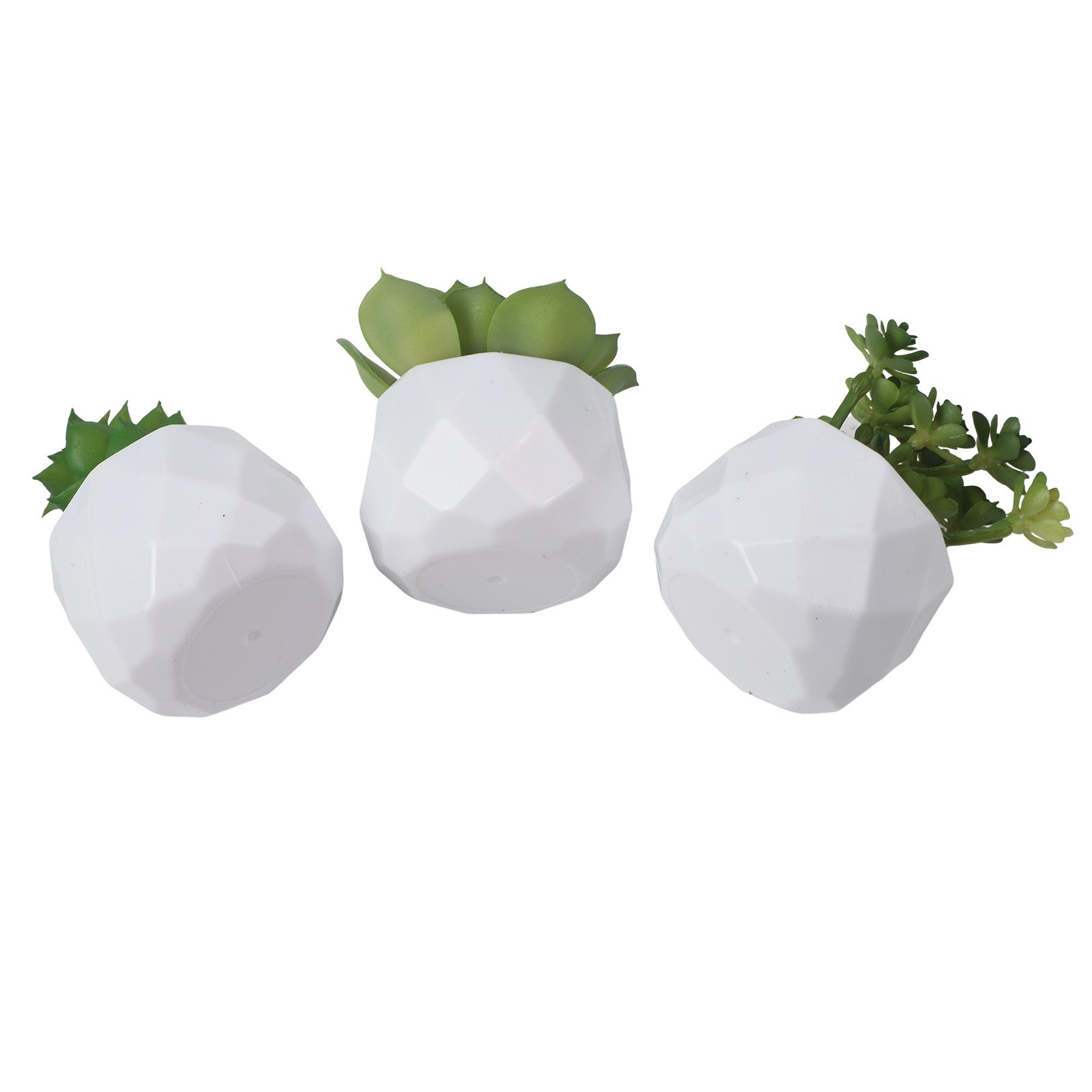 3pcs Elegant Artificial Succulent Plants for For home and Office Display