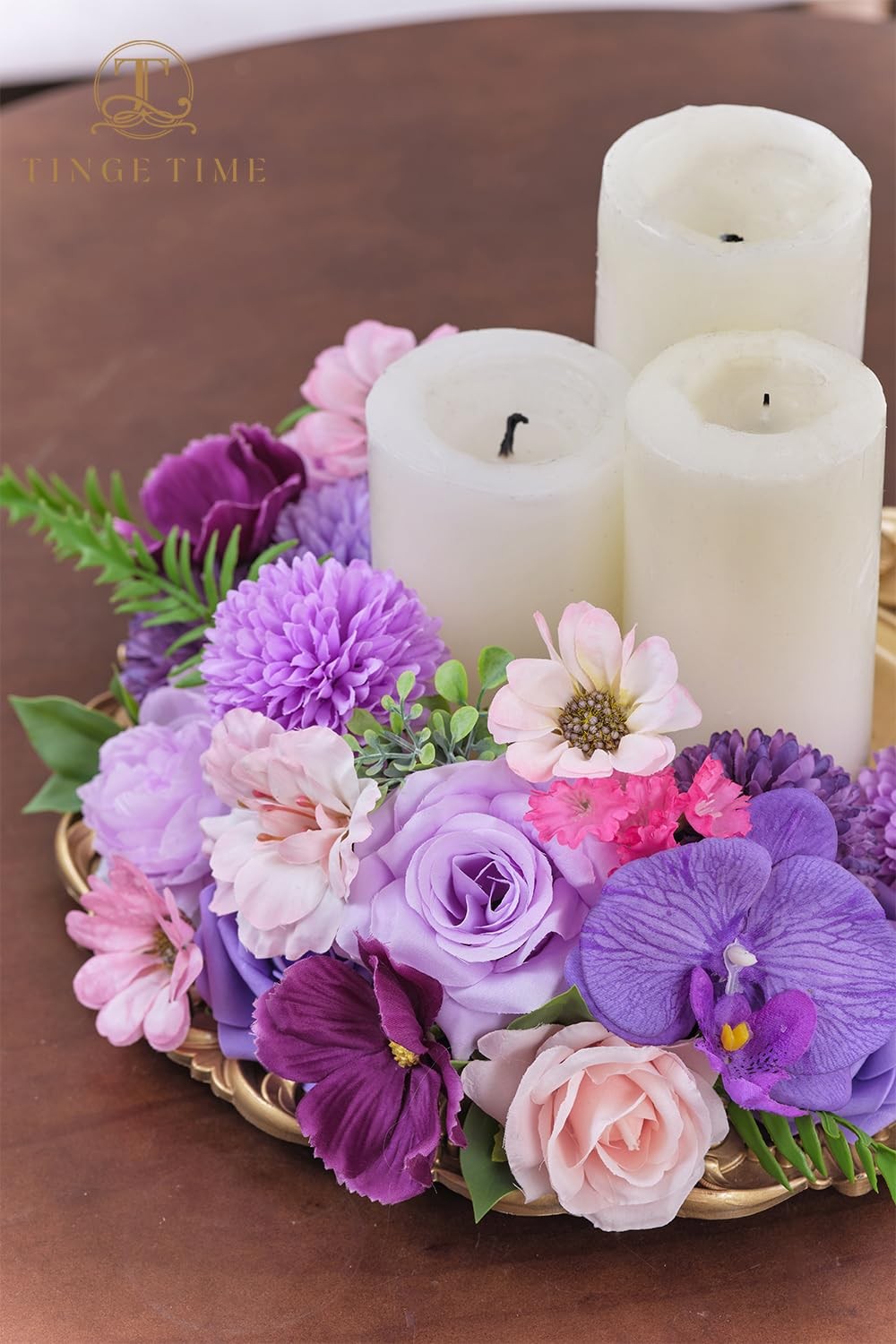 Artificial Flowers Blush Peony Dahlia Bulbous Chrysanthemum – DIY Floral Decor