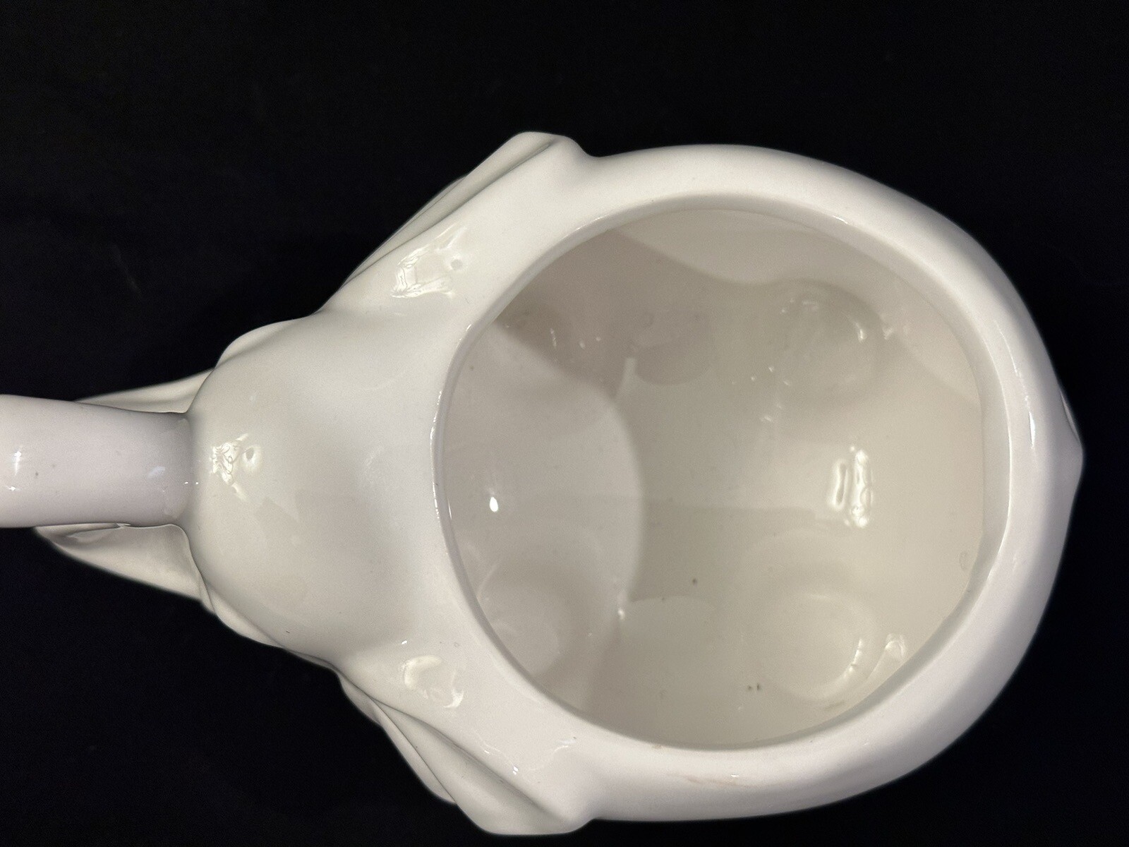 Elephant Succulent small Planter Shaped Pot Decor Home Office Desk nursery WHITE