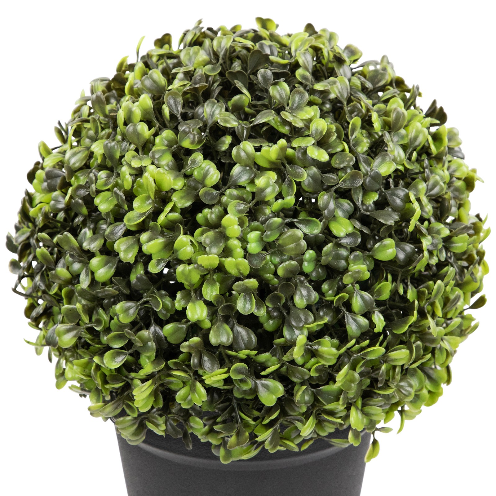 Northlight 10.5IN Potted Artificial 2Tone Green Boxwood Spring Garden Decor
