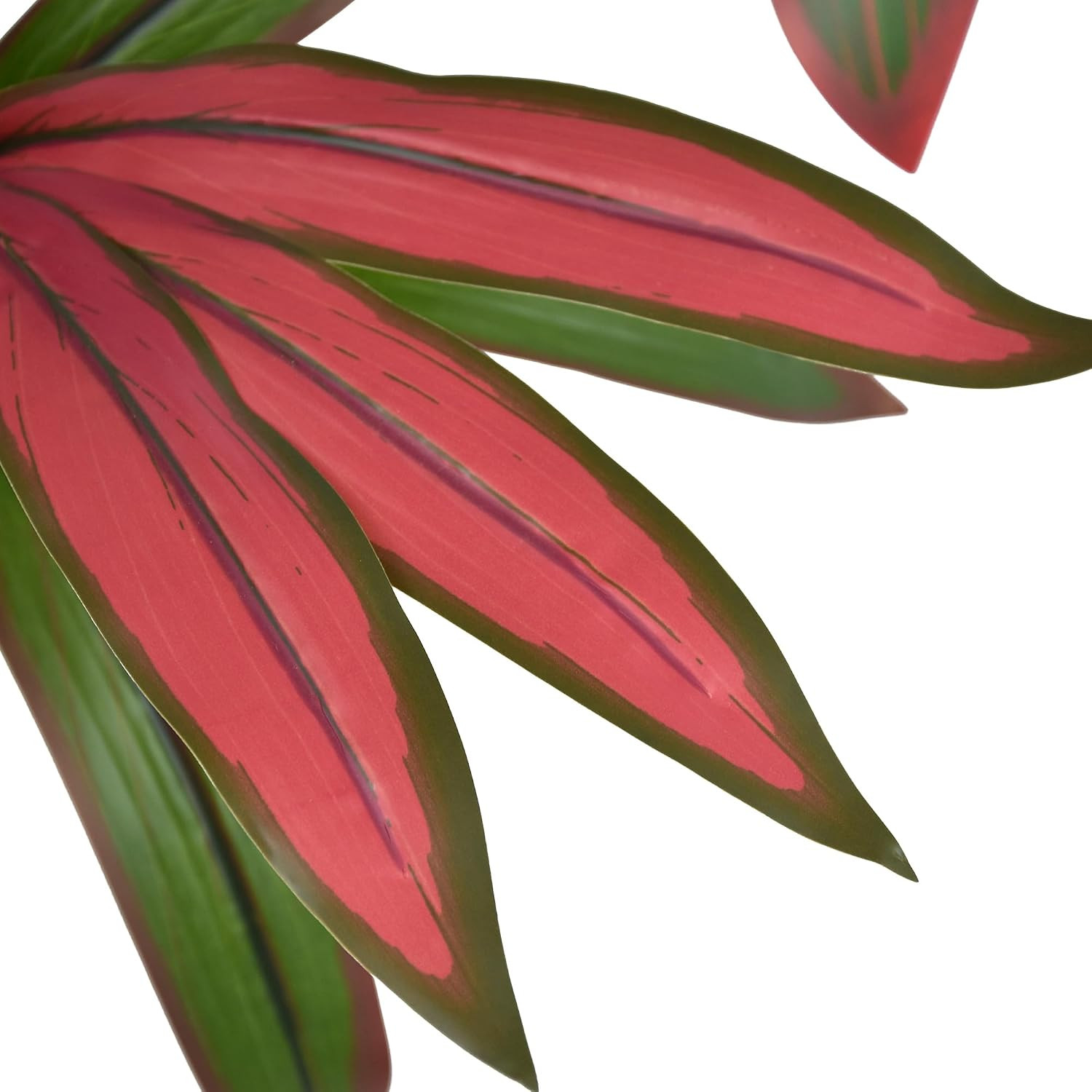 6FT Lifelike Artificial Dracaena Tree with Red Ti Leaves for Home & Office Decor