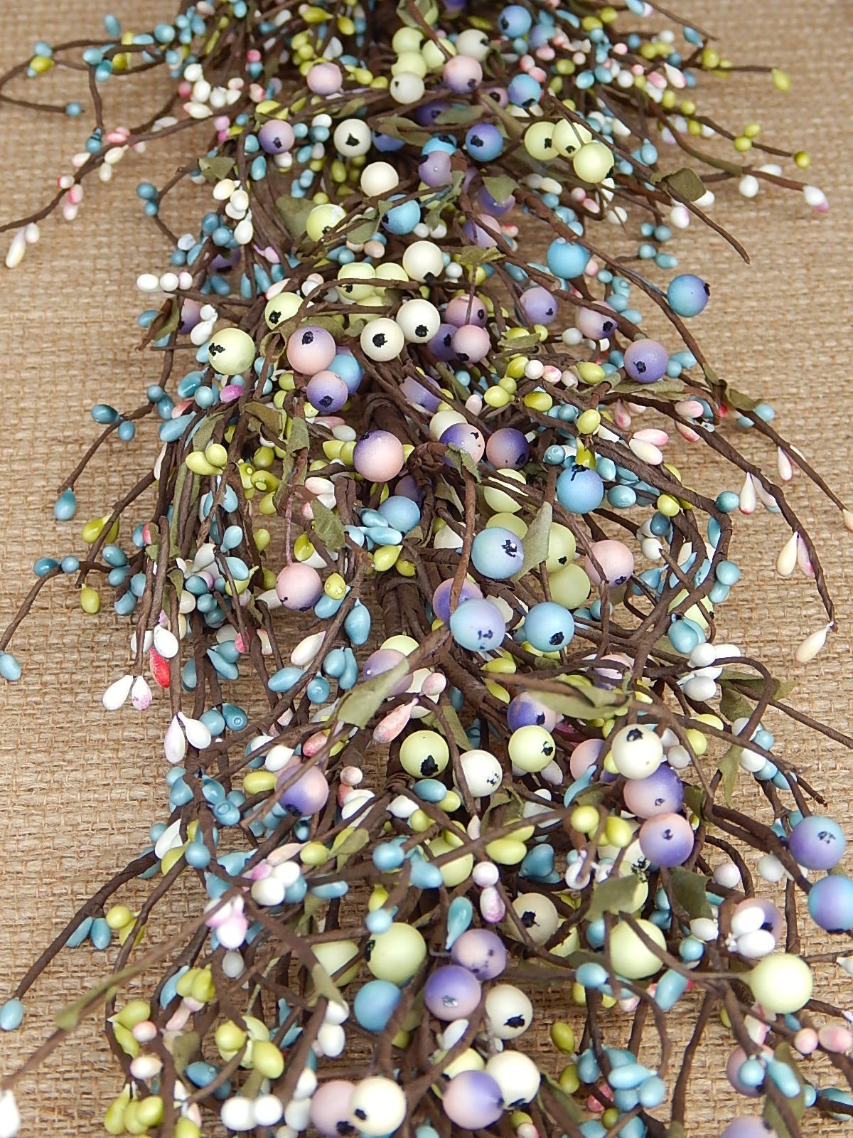 NEW PASTEL Spring Pip Berry MIXED Garland PASTEL MIX 53″