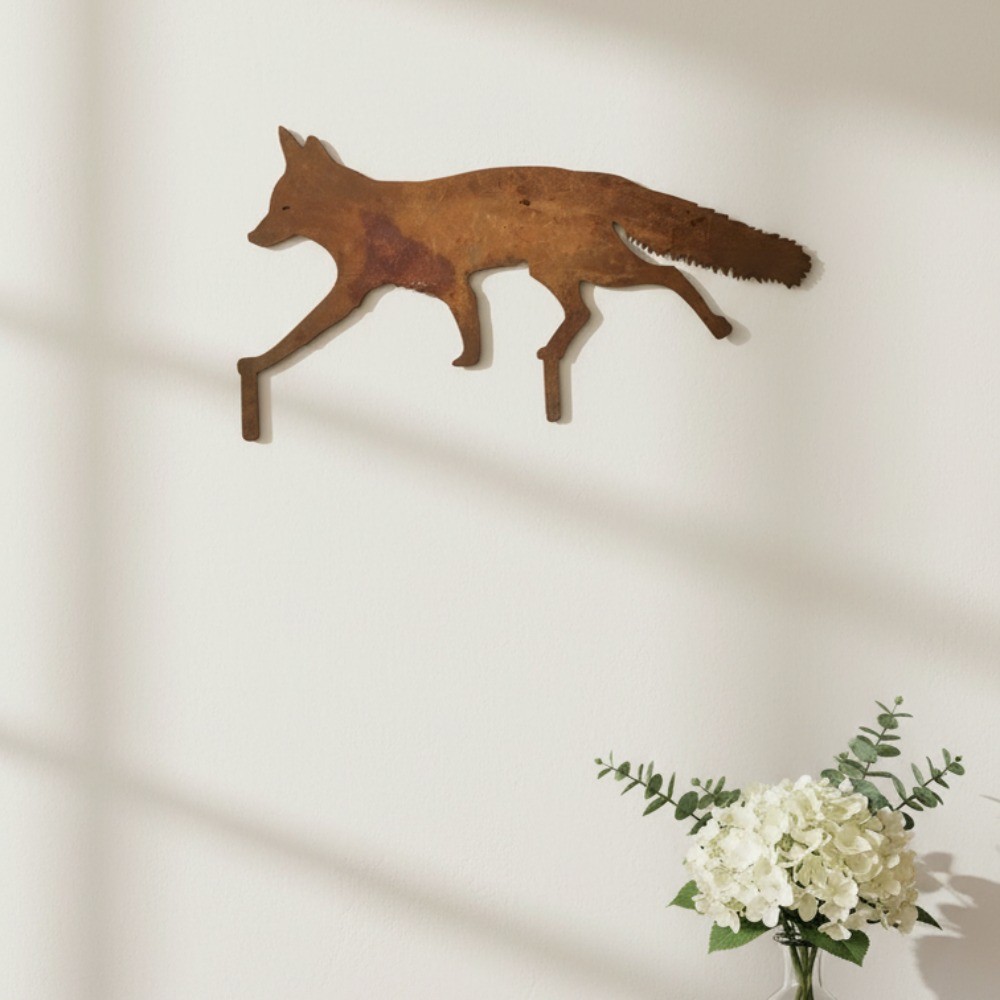 Sweet Animal Iron Metal Garden Ground Spikes Home Decor Sculpture Ornament