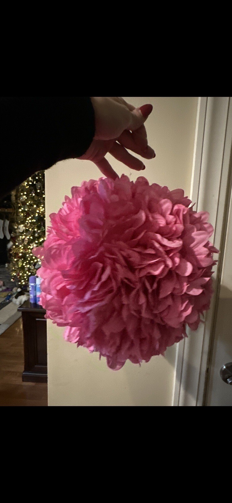 Artificial Flower Ball Choose Peach, Light Blue, Teal, Silver, Gray