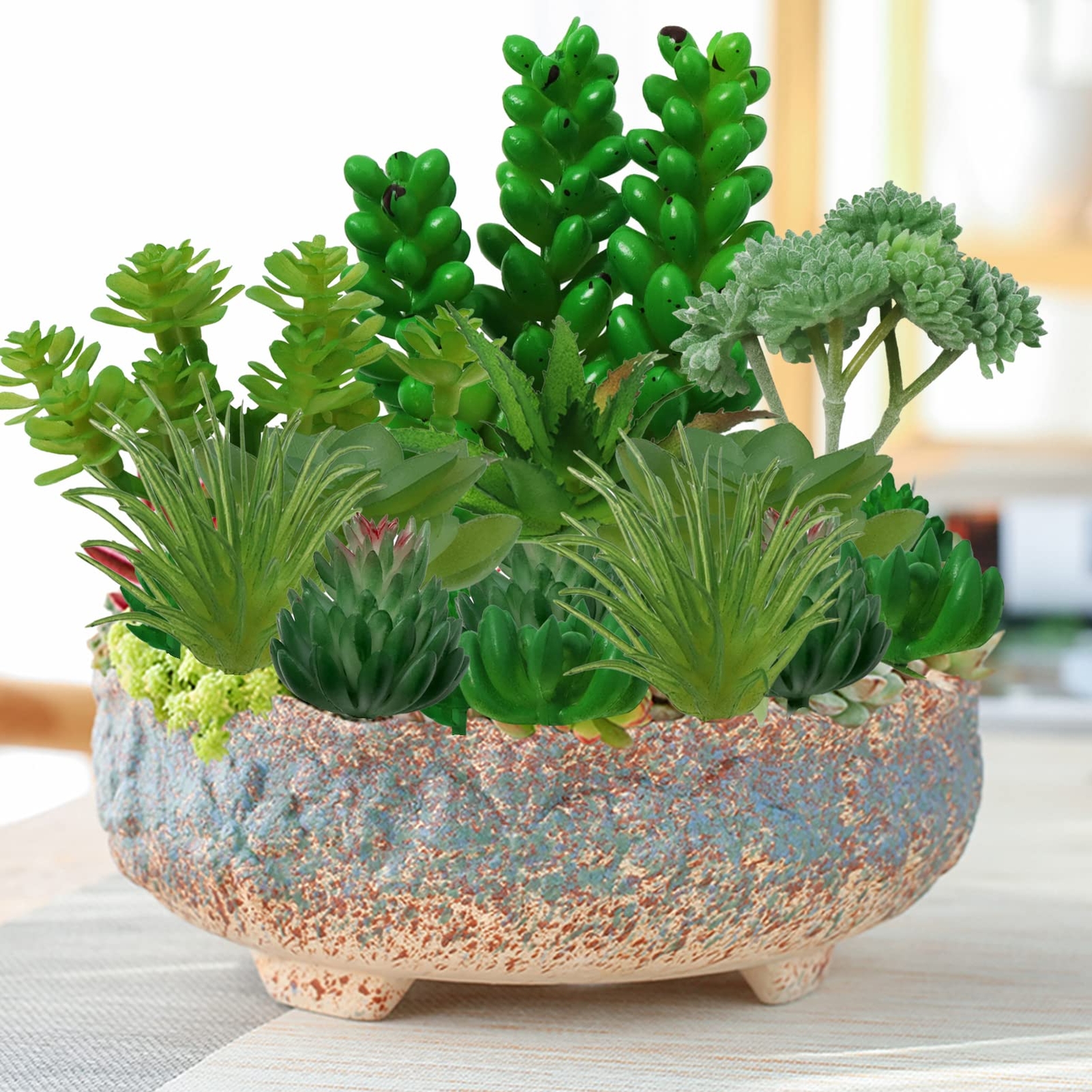 Fake Succulents Unpotted Realistic Plants Mini Artificial Succulent Plants
