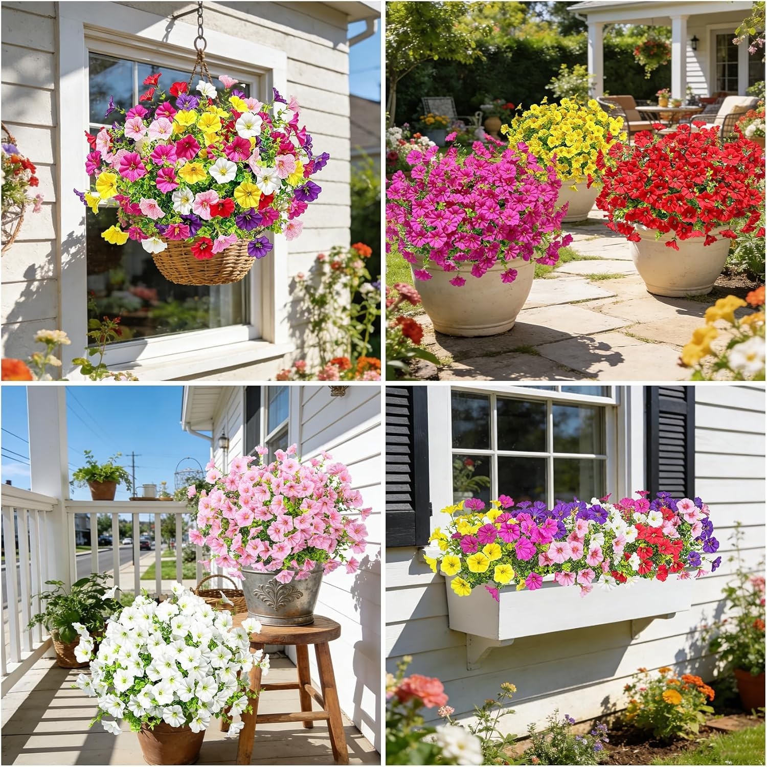 Click to see full view 2+ VIDEO Ouddy Decor 24 Bundles Artificial Flowers