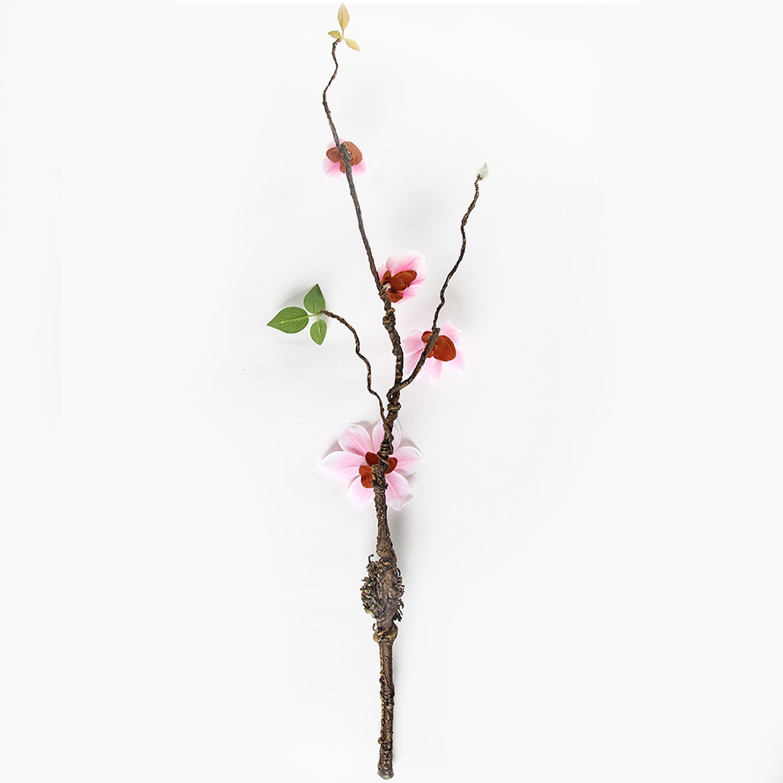 Magenta Artificial Magnolia Dead Branch 65cm Decor